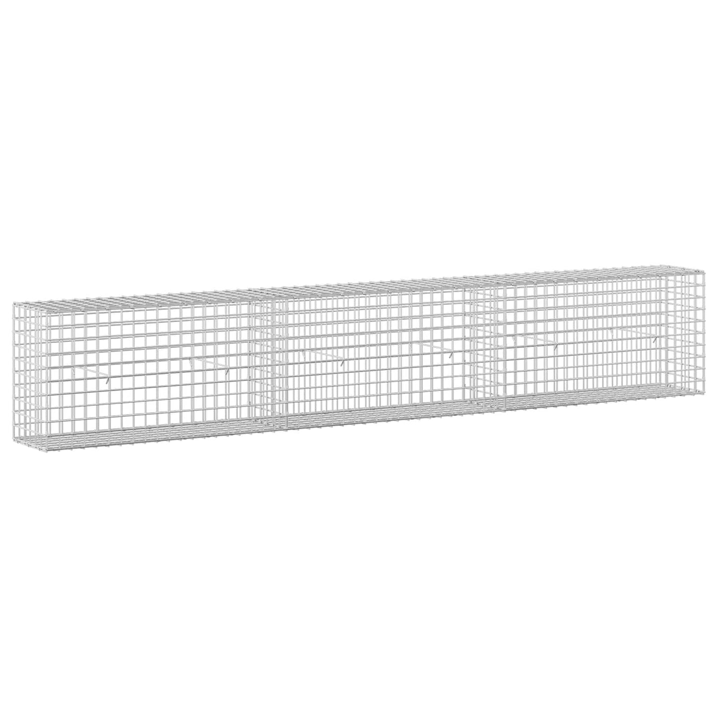 vidaXL Γκαμπιόν με Σύρμα 3,5 mm και Πλέγμα 5x5 cm 300x30x50 εκ