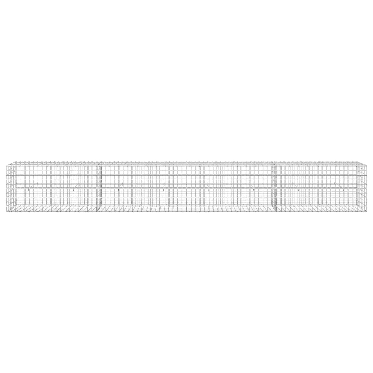 vidaXL Γκαμπιόν με Σύρμα 3,5 mm και Πλέγμα 5x5 cm 400x30x50 εκ
