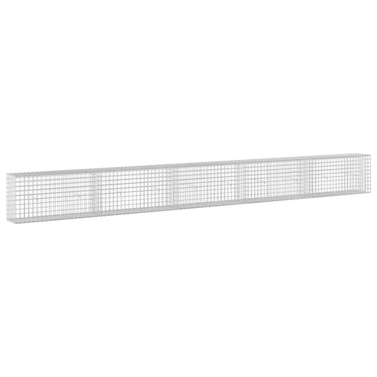 vidaXL Γκαμπιόν με Σύρμα 3,5 mm και Πλέγμα 5x5 cm 500x30x50 εκ