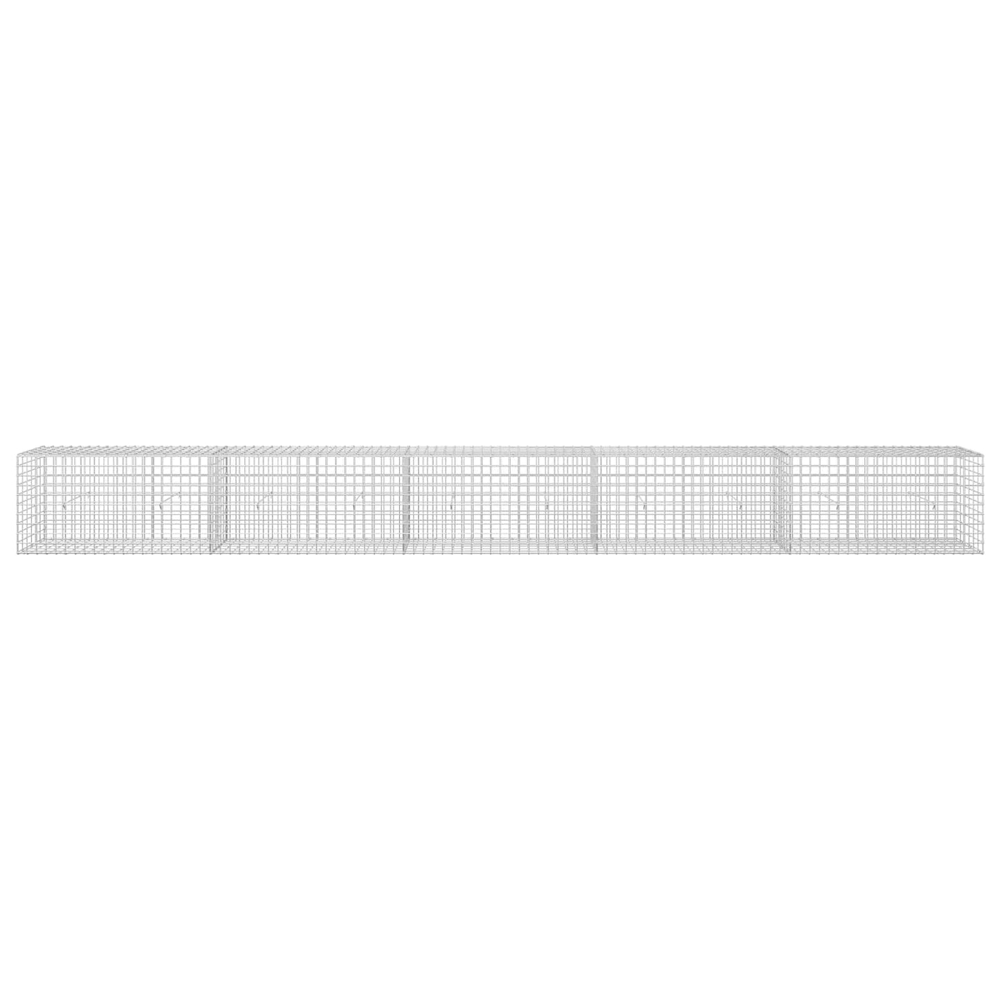 vidaXL Γκαμπιόν με Σύρμα 3,5 mm και Πλέγμα 5x5 cm 500x30x50 εκ