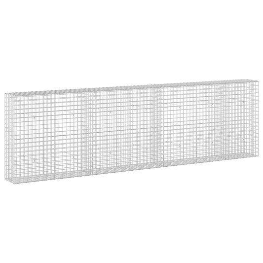 vidaXL Γκαμπιόν με Σύρμα 3,5 mm και Πλέγμα 5x5 cm 350x30x100 εκ