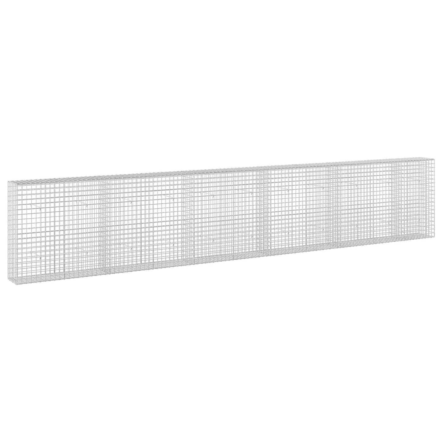 vidaXL Γκαμπιόν με Σύρμα 3,5 mm και Πλέγμα 5x5 cm 550x30x100 εκ