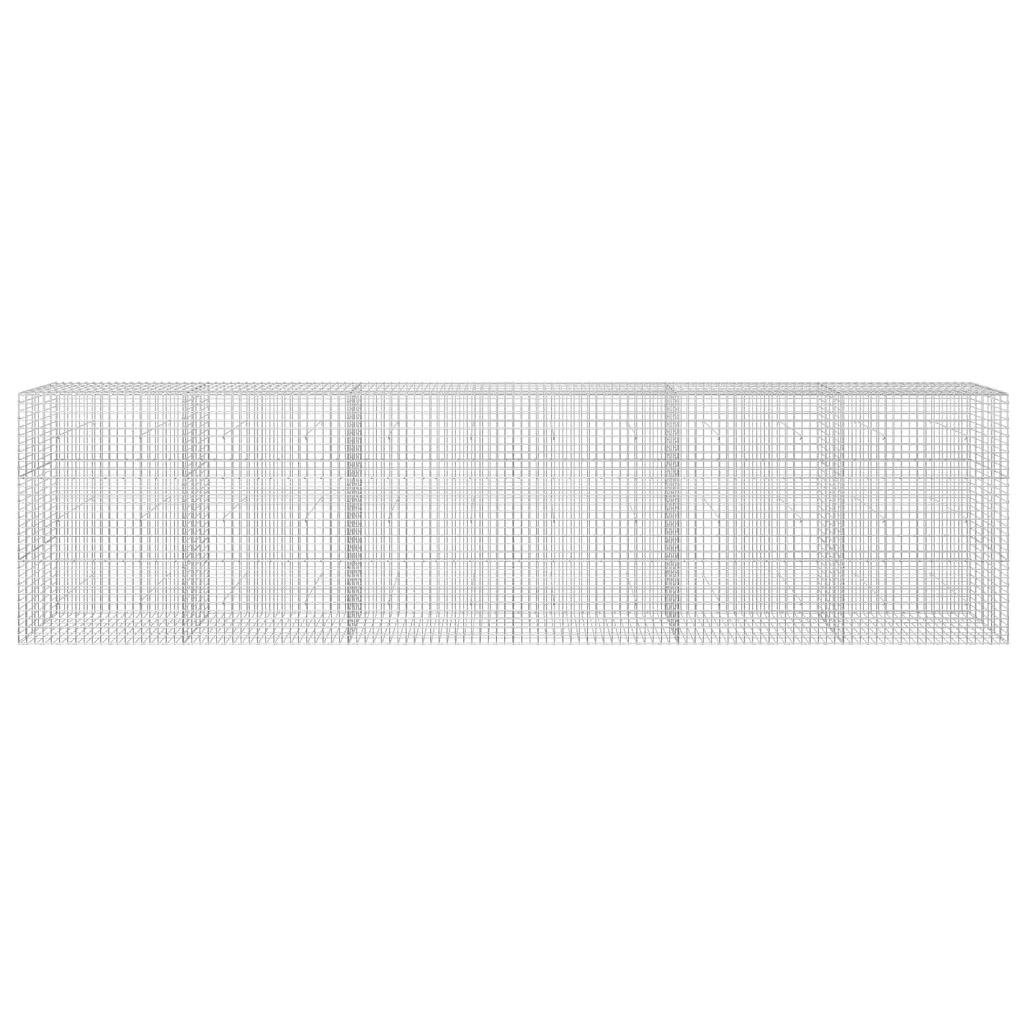 vidaXL Γκαμπιόν με Σύρμα 3,5 mm και Πλέγμα 5x5 cm 600x30x150 εκ
