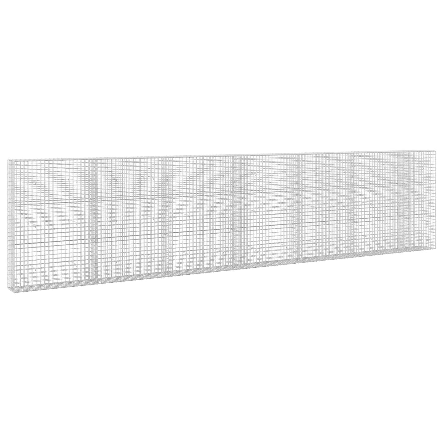 vidaXL Γκαμπιόν με Σύρμα 3,5 mm και Πλέγμα 5x5 cm 650x30x150 εκ