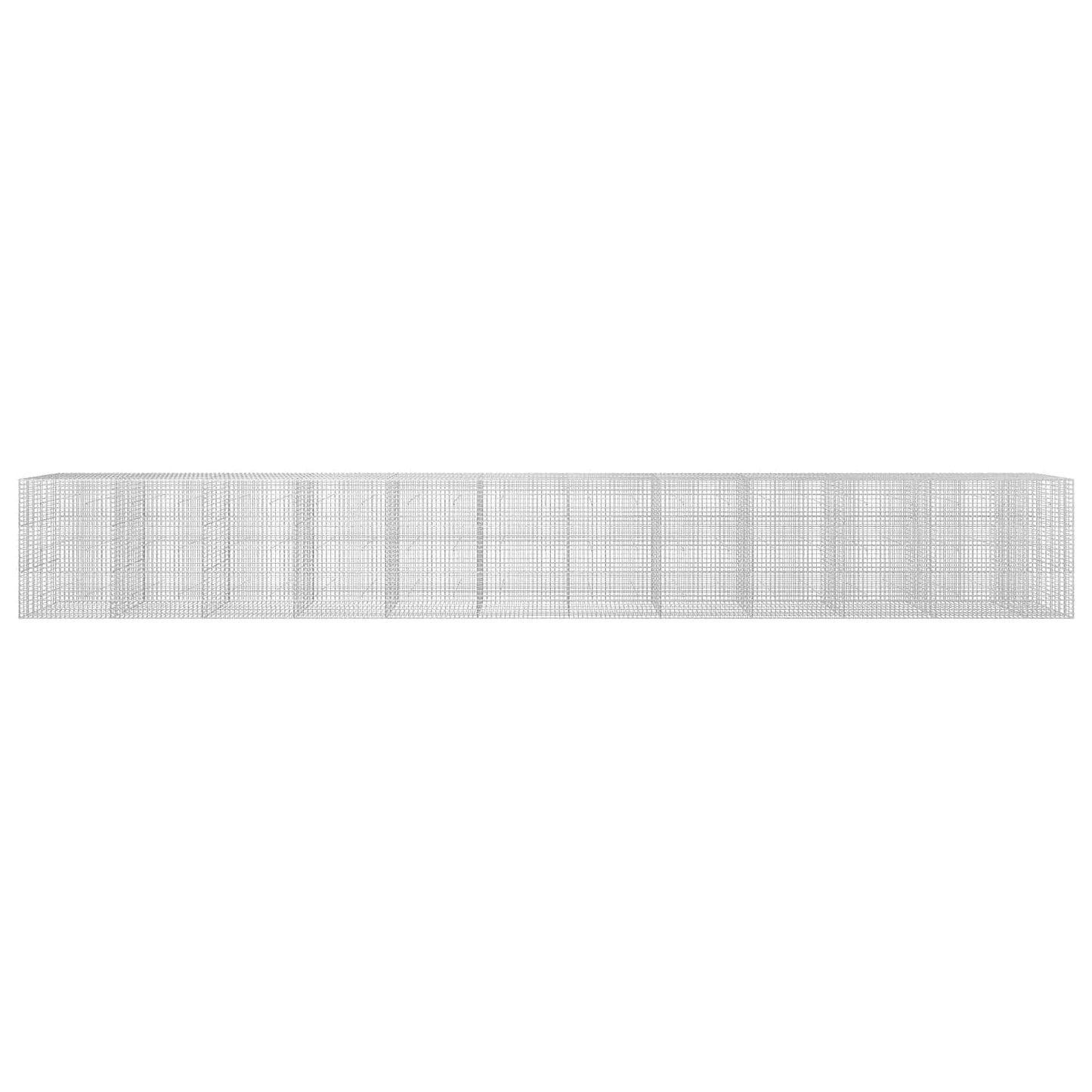 vidaXL Γκαμπιόν με Σύρμα 3,5 mm και Πλέγμα 5x5 cm 1150x30x150 εκ