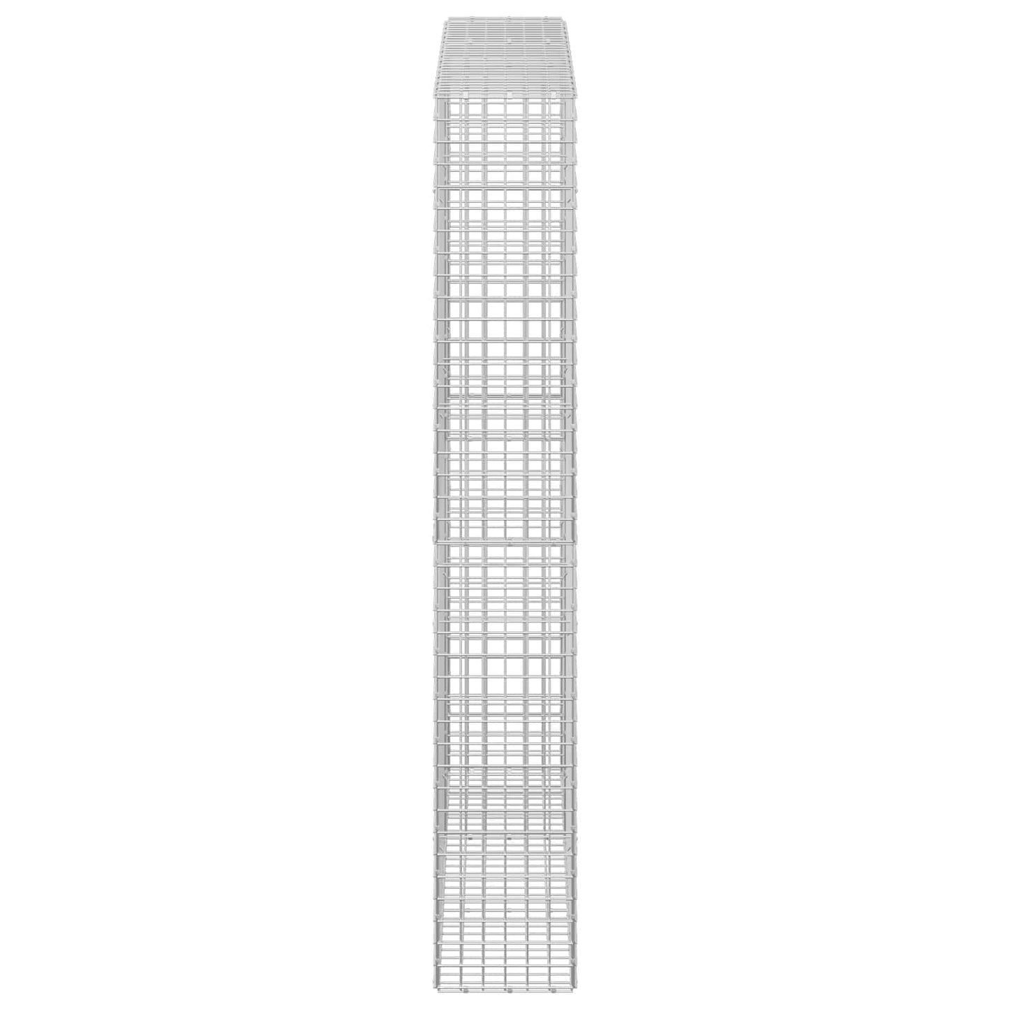 vidaXL Γκαμπιόν με Σύρμα 3,5 mm και Πλέγμα 5x5 cm 150x30x200 εκ