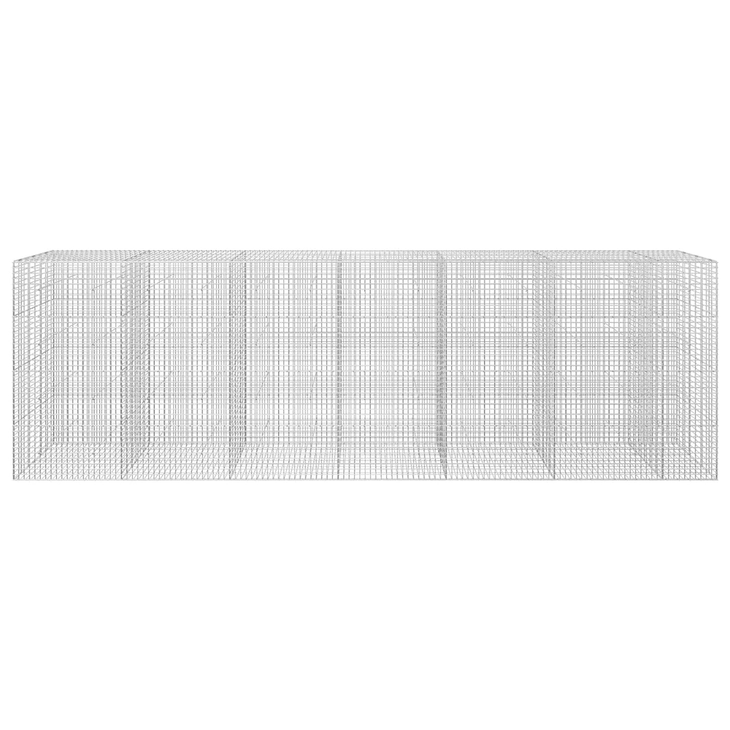 vidaXL Γκαμπιόν με Σύρμα 3,5 mm και Πλέγμα 5x5 cm 650x30x200 εκ