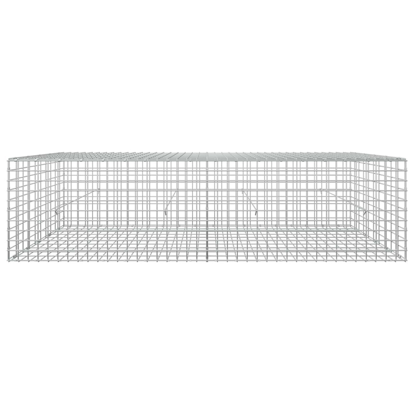 vidaXL Γκαμπιόν με Σύρμα 3,5 mm και Πλέγμα 5x5 cm 200x50x50 εκ