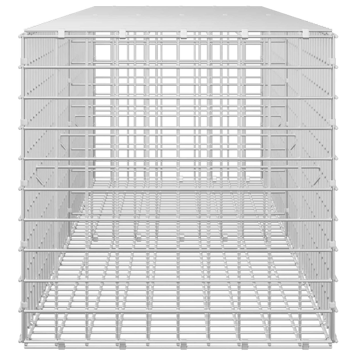 vidaXL Γκαμπιόν με Σύρμα 3,5 mm και Πλέγμα 5x5 cm 200x50x50 εκ