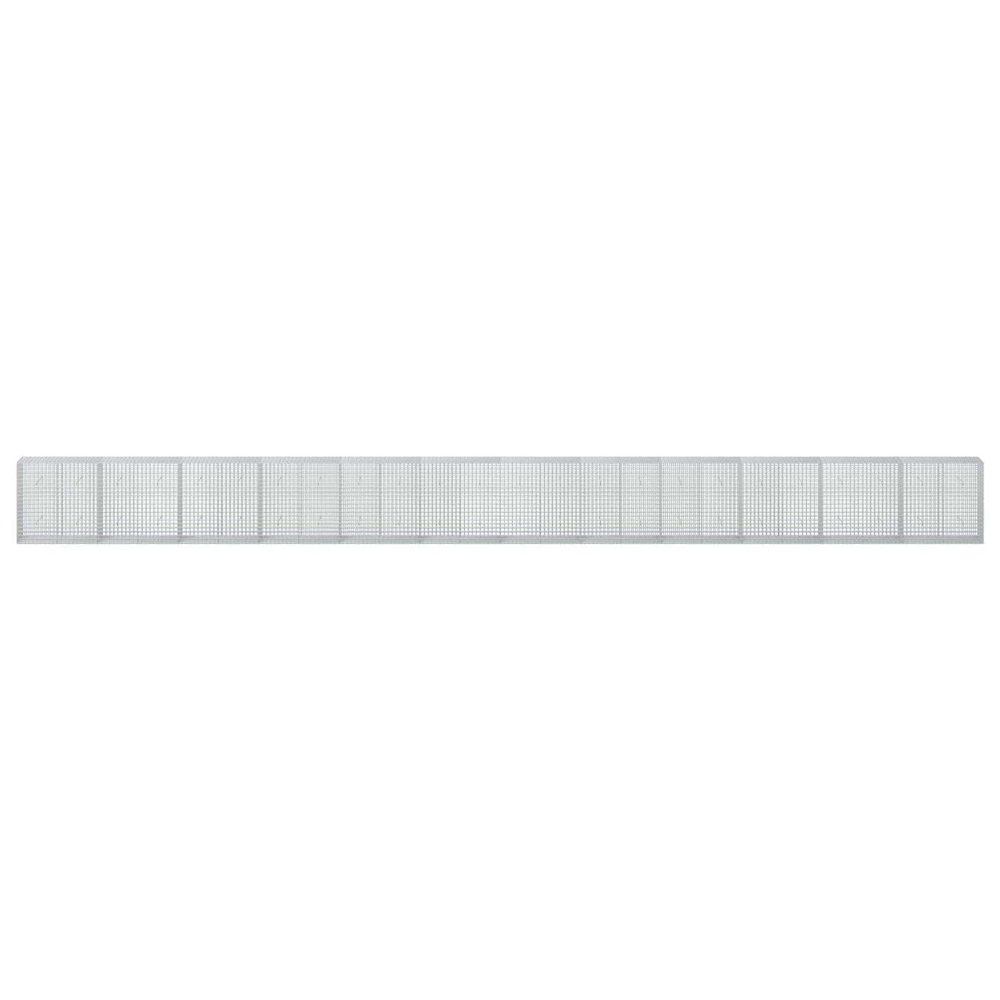vidaXL Γκαμπιόν με Σύρμα 3,5 mm και Πλέγμα 5x5 cm 1200x50x100 εκ
