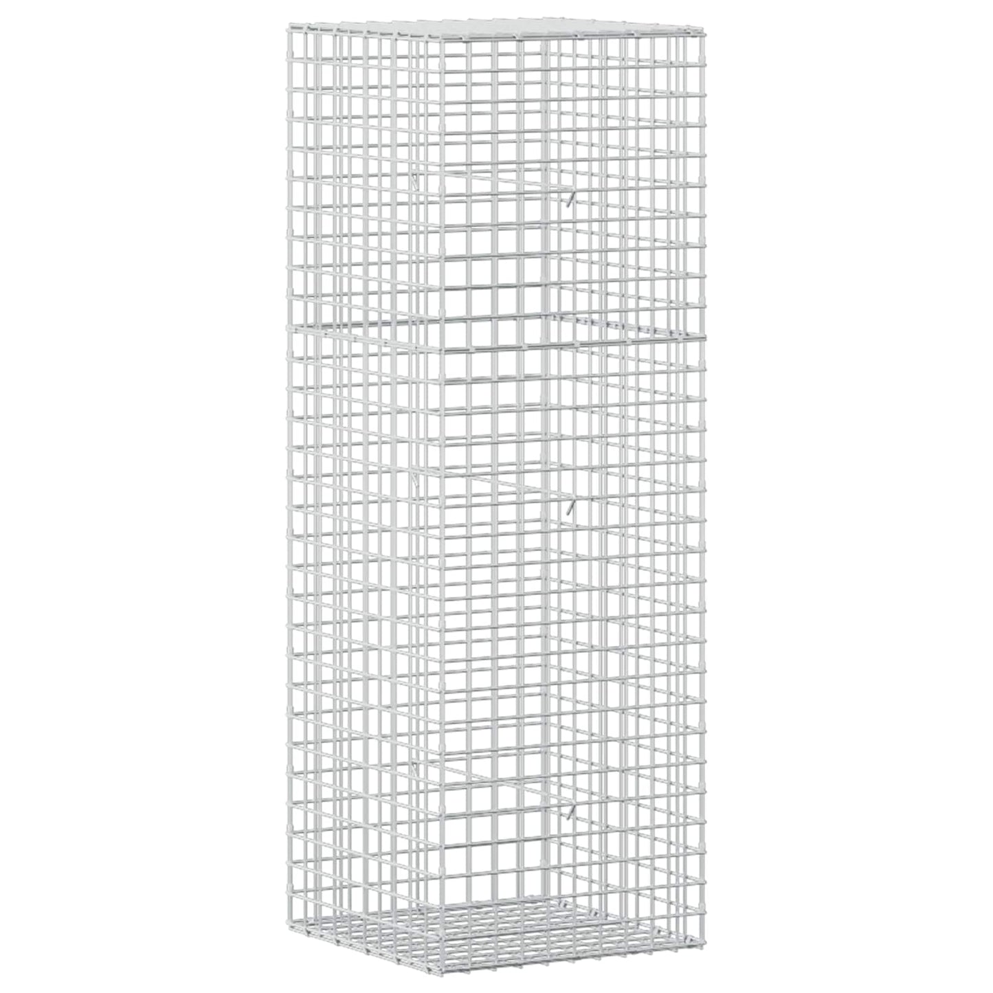 vidaXL Γκαμπιόν με Σύρμα 3,5 mm και Πλέγμα 5x5 cm 50x50x150 εκ