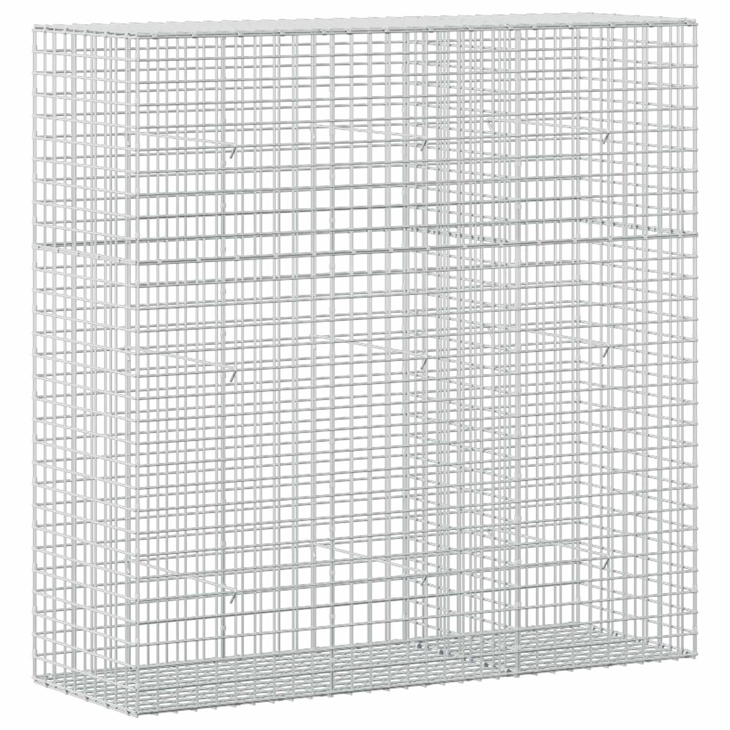 vidaXL Γκαμπιόν με Σύρμα 3,5 mm και Πλέγμα 5x5 cm 150x50x150 εκ