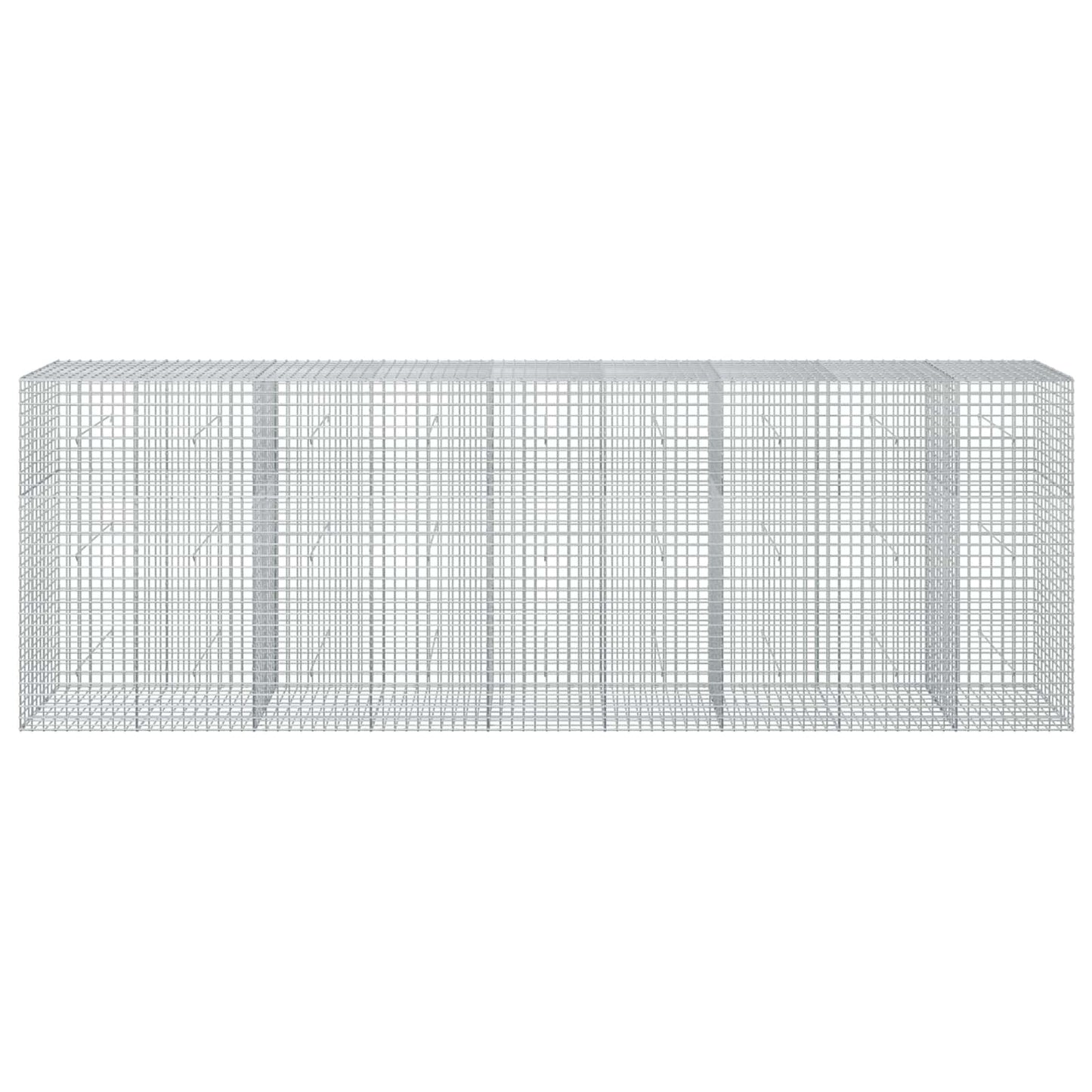 vidaXL Γκαμπιόν με Σύρμα 3,5 mm και Πλέγμα 5x5 cm 450x50x150 εκ