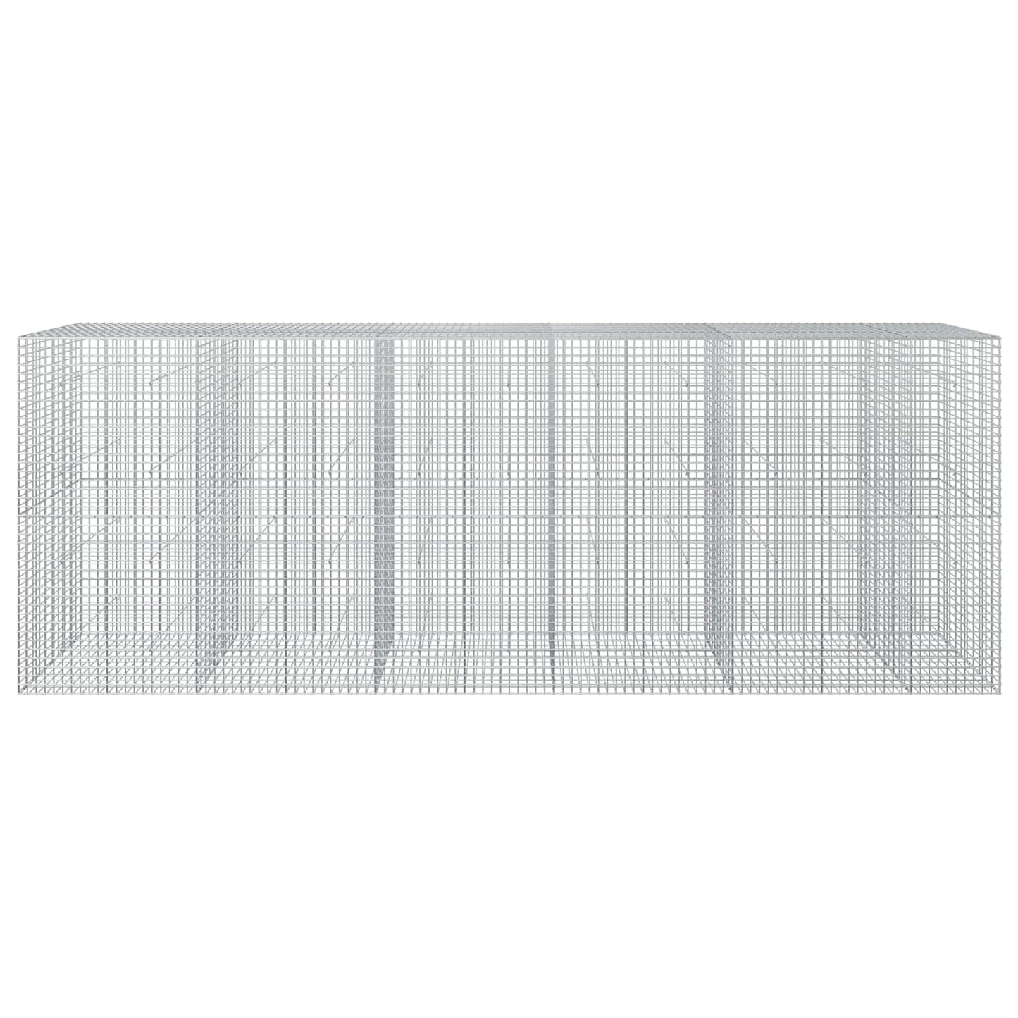 vidaXL Γκαμπιόν με Σύρμα 3,5 mm και Πλέγμα 5x5 cm 550x50x200 εκ.