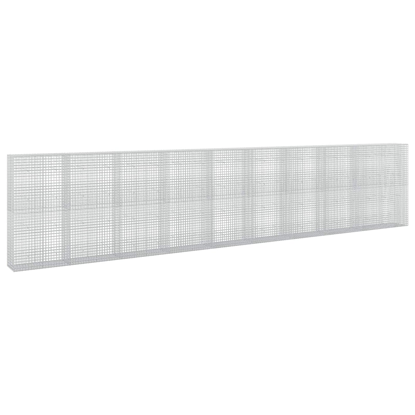 vidaXL Γκαμπιόν με Σύρμα 3,5 mm και Πλέγμα 5x5 cm 950x50x200 εκ