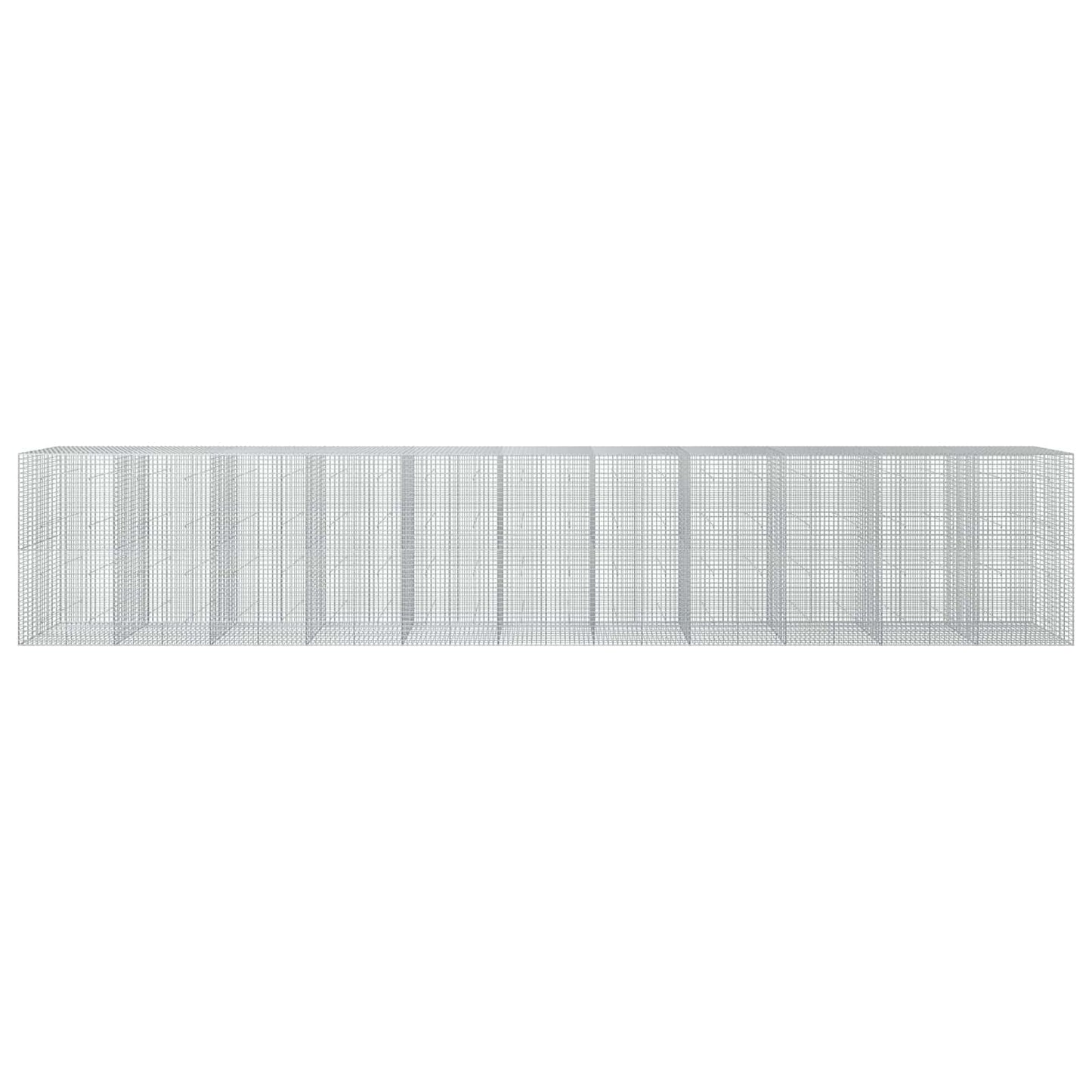 vidaXL Γκαμπιόν με Σύρμα 3,5 mm και Πλέγμα 5x5 cm 1100x50x200 εκ