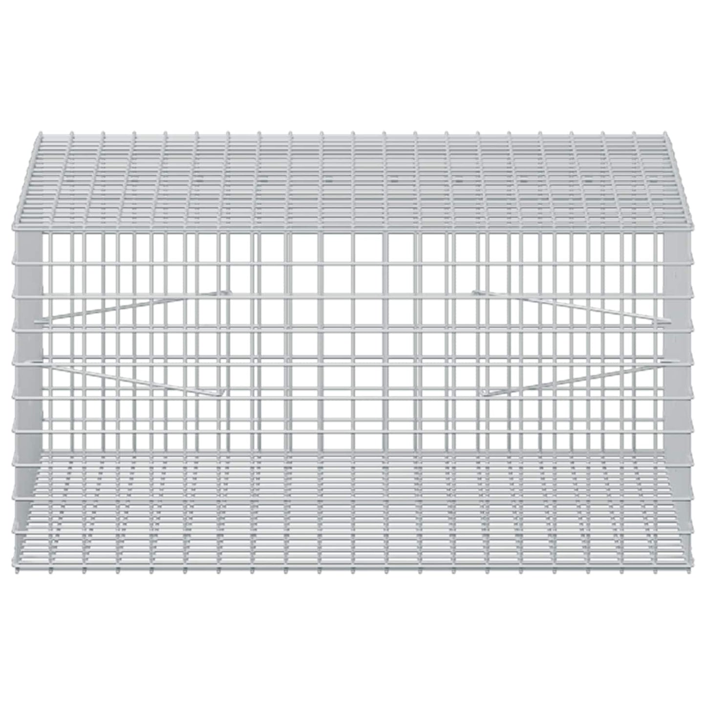 vidaXL Γκαμπιόν με Σύρμα 3,5 mm και Πλέγμα 5x5 cm 100x100x50 εκ