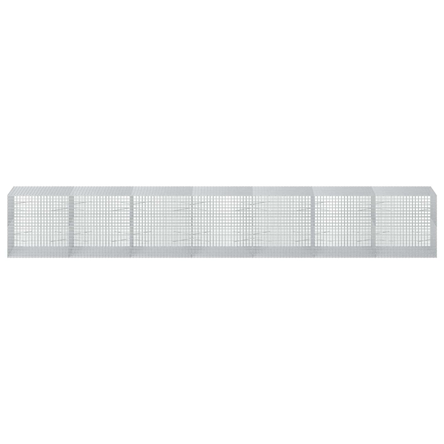 vidaXL Γκαμπιόν με Σύρμα 3,5 mm και Πλέγμα 5x5 cm 700x100x100 εκ.
