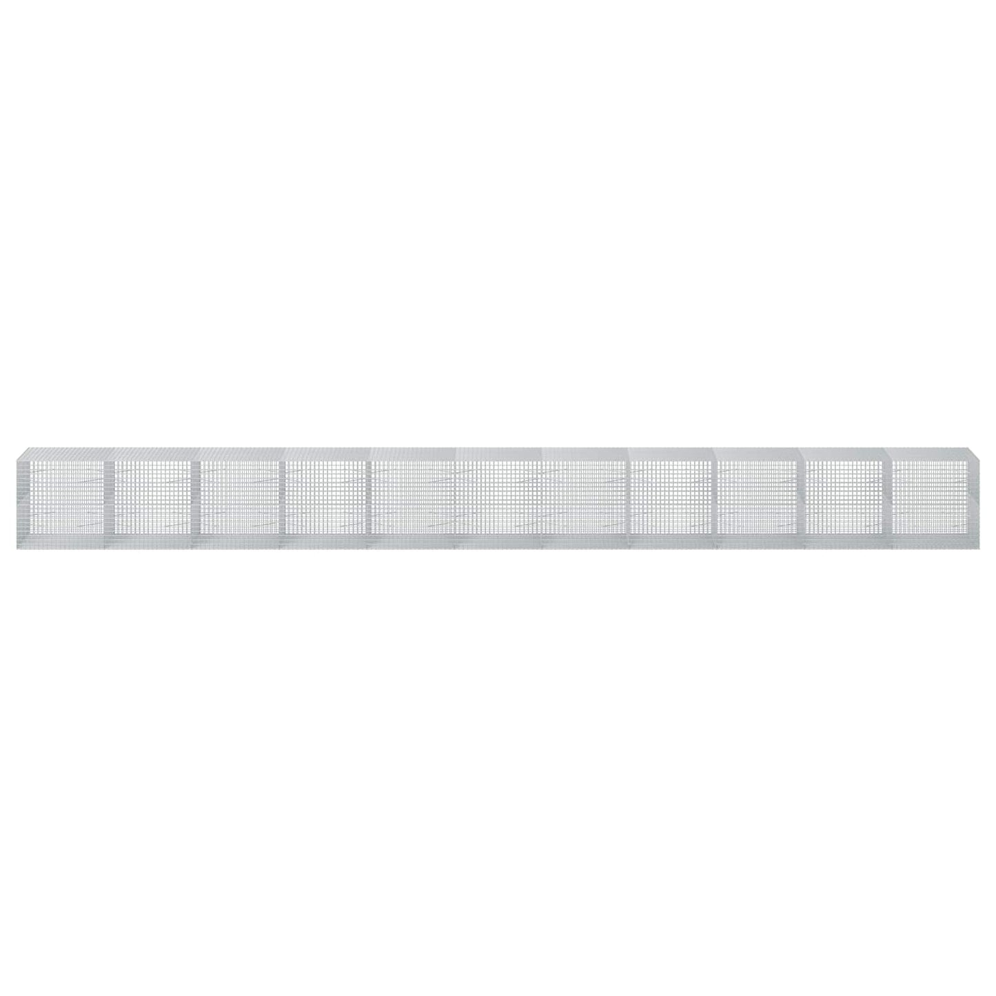 vidaXL Γκαμπιόν με Σύρμα 3,5 mm και Πλέγμα 5x5 cm 1100x100x100 εκ