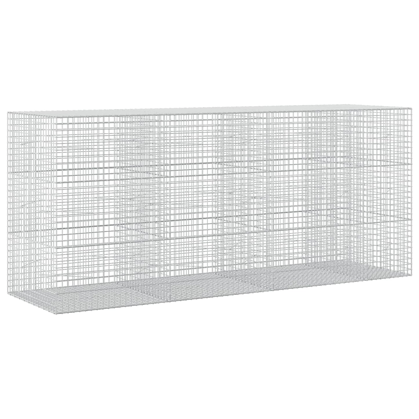 vidaXL Γκαμπιόν με Σύρμα 3,5 mm και Πλέγμα 5x5 cm 350x100x150 εκ.