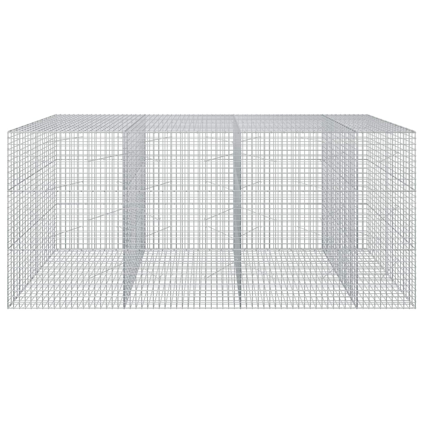vidaXL Γκαμπιόν με Σύρμα 3,5 mm και Πλέγμα 5x5 cm 350x100x150 εκ.