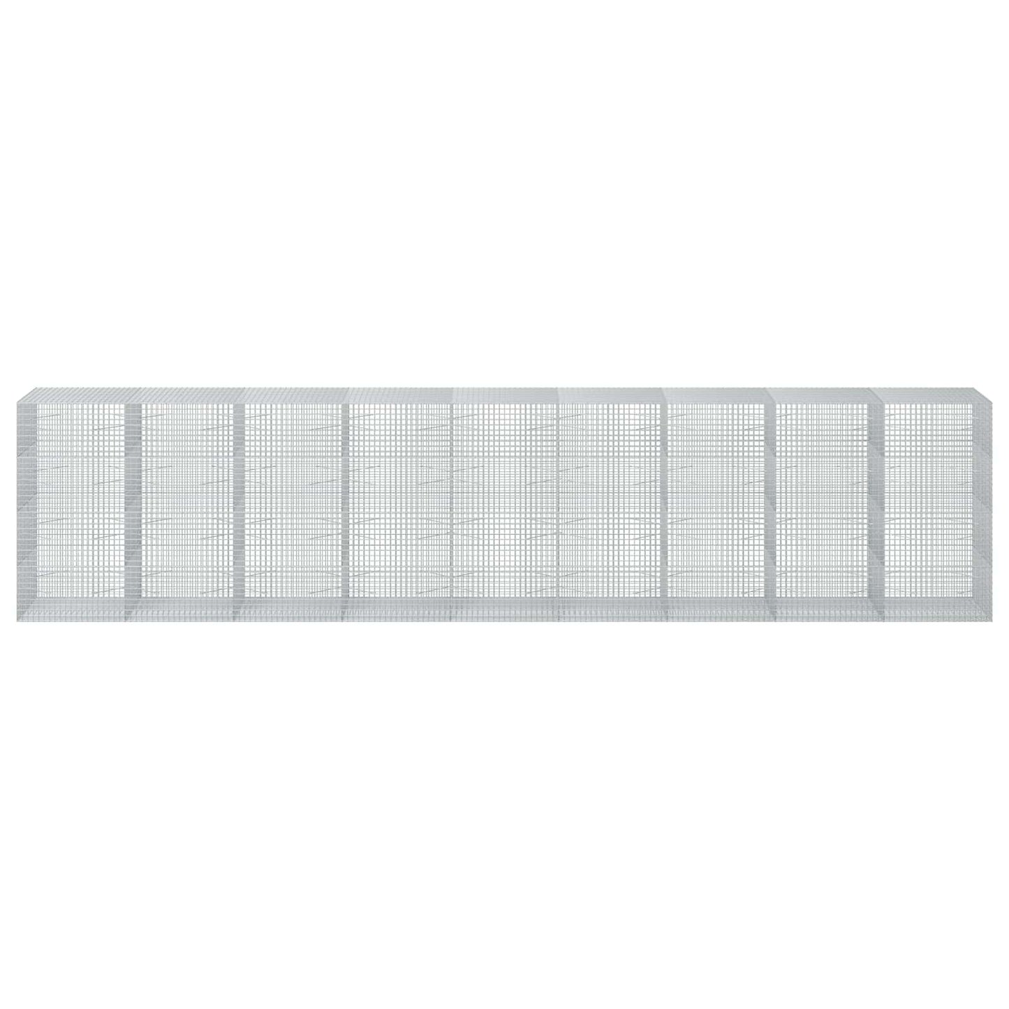 vidaXL Γκαμπιόν με Σύρμα 3,5 mm και Πλέγμα 5x5 cm 900x100x200 εκ