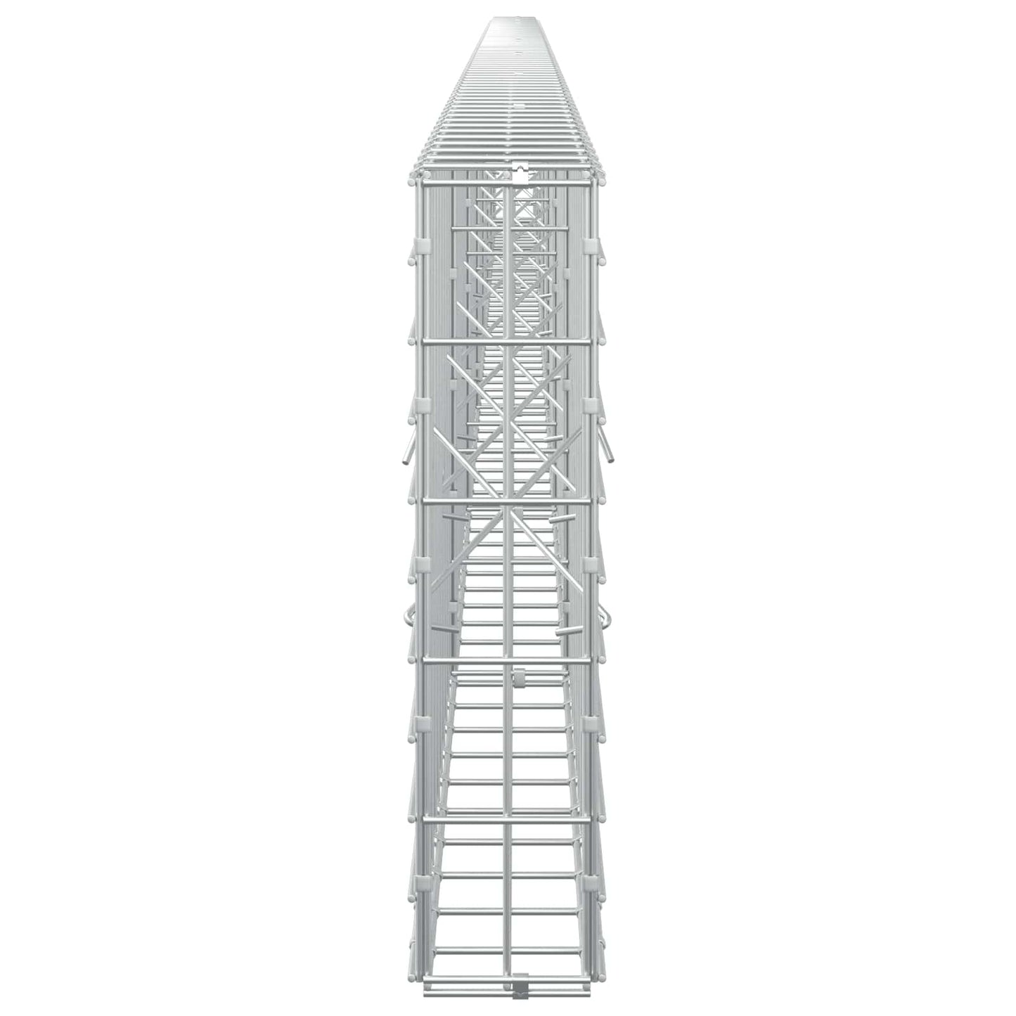 vidaXL Γκαμπιόν με σύρμα 3,5 mm και πλέγμα 5x10 cm 700x10x50 εκ.