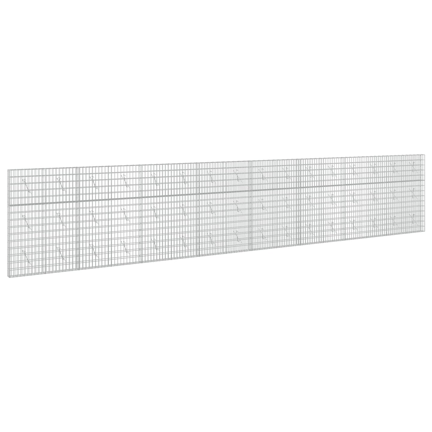 vidaXL Γκαμπιόν με σύρμα 3,5 mm και πλέγμα 5x10 cm 800x10x150 εκ
