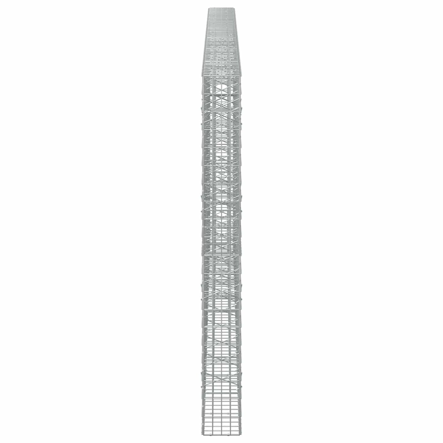 vidaXL Γκαμπιόν με σύρμα 3,5 mm και πλέγμα 5x10 cm 650x20x200 εκ