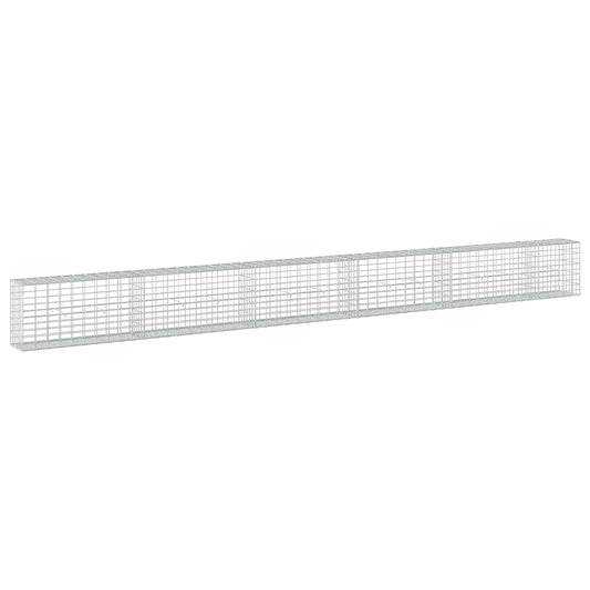 vidaXL Γκαμπιόν με σύρμα 3,5 mm και πλέγμα 5x10 cm 550x30x50 εκ