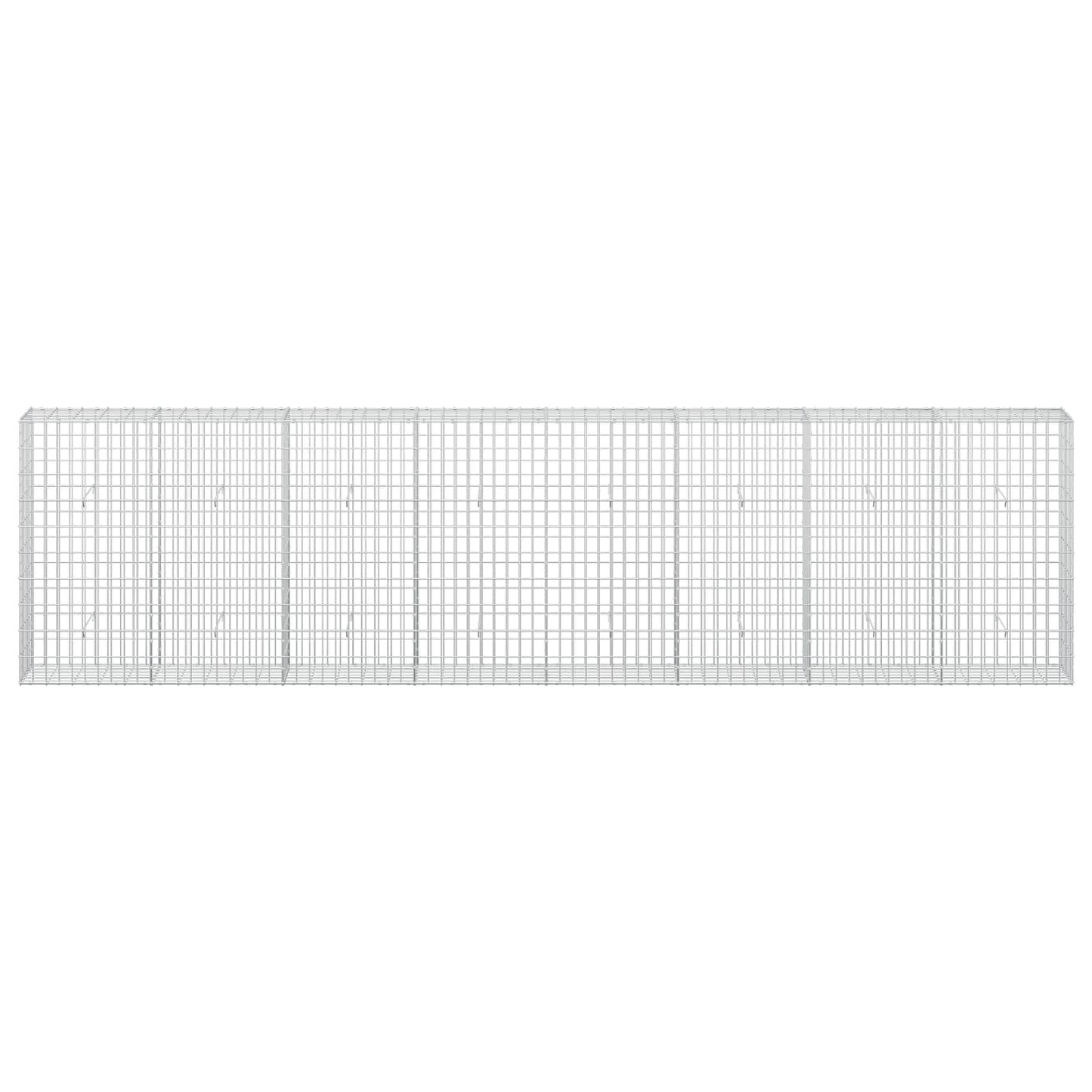 vidaXL Γκαμπιόν με σύρμα 3,5 mm και πλέγμα 5x10 cm 400x30x100 εκ
