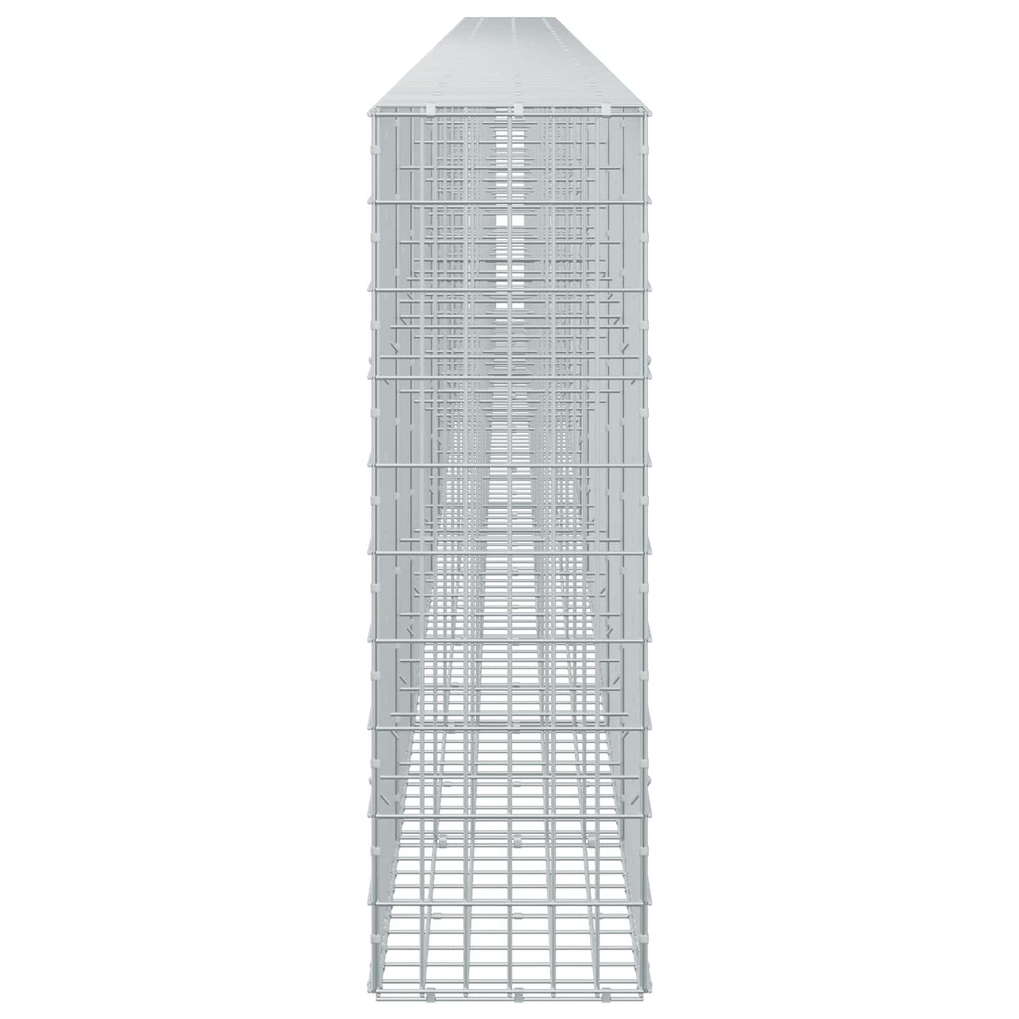 vidaXL Γκαμπιόν με σύρμα 3,5 mm και πλέγμα 5x10 cm 1100x30x100 εκ