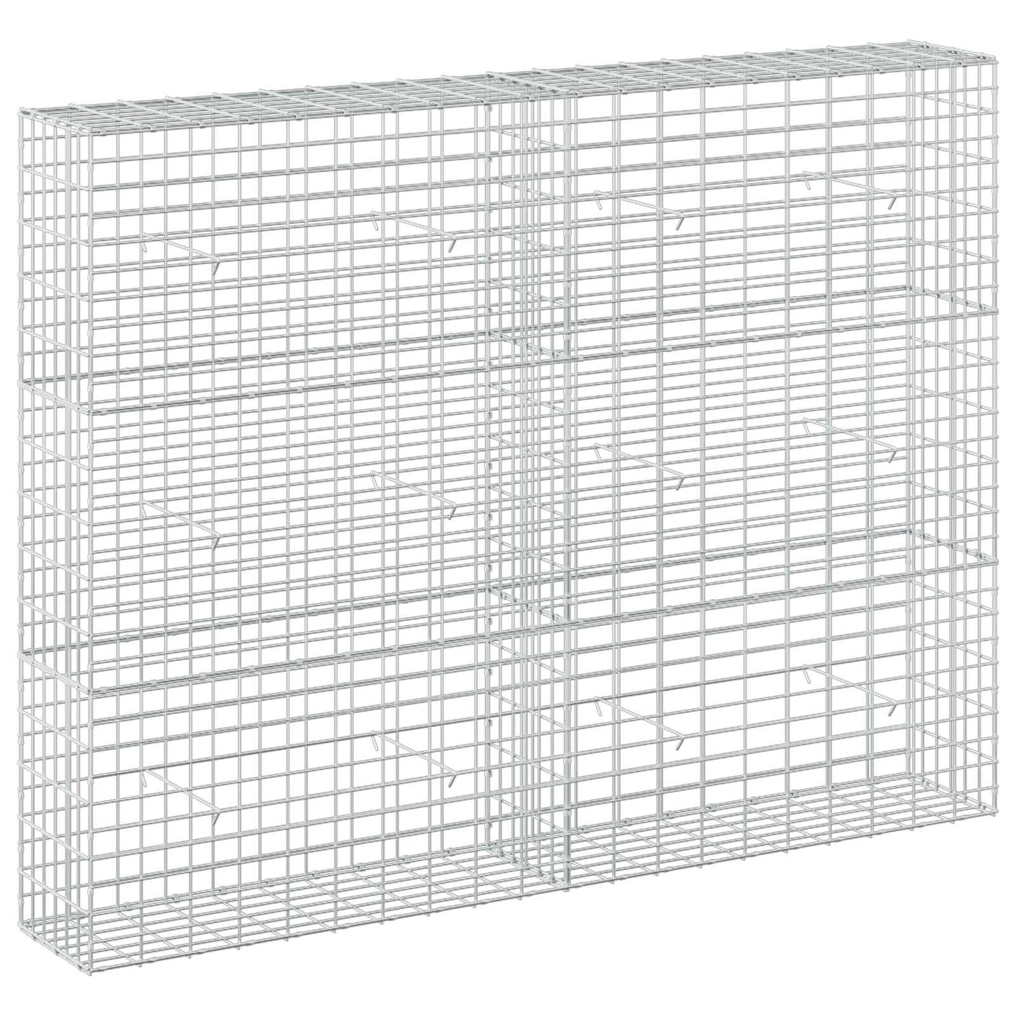 vidaXL Γκαμπιόν με σύρμα 3,5 mm και πλέγμα 5x10 cm 200x30x150 εκ