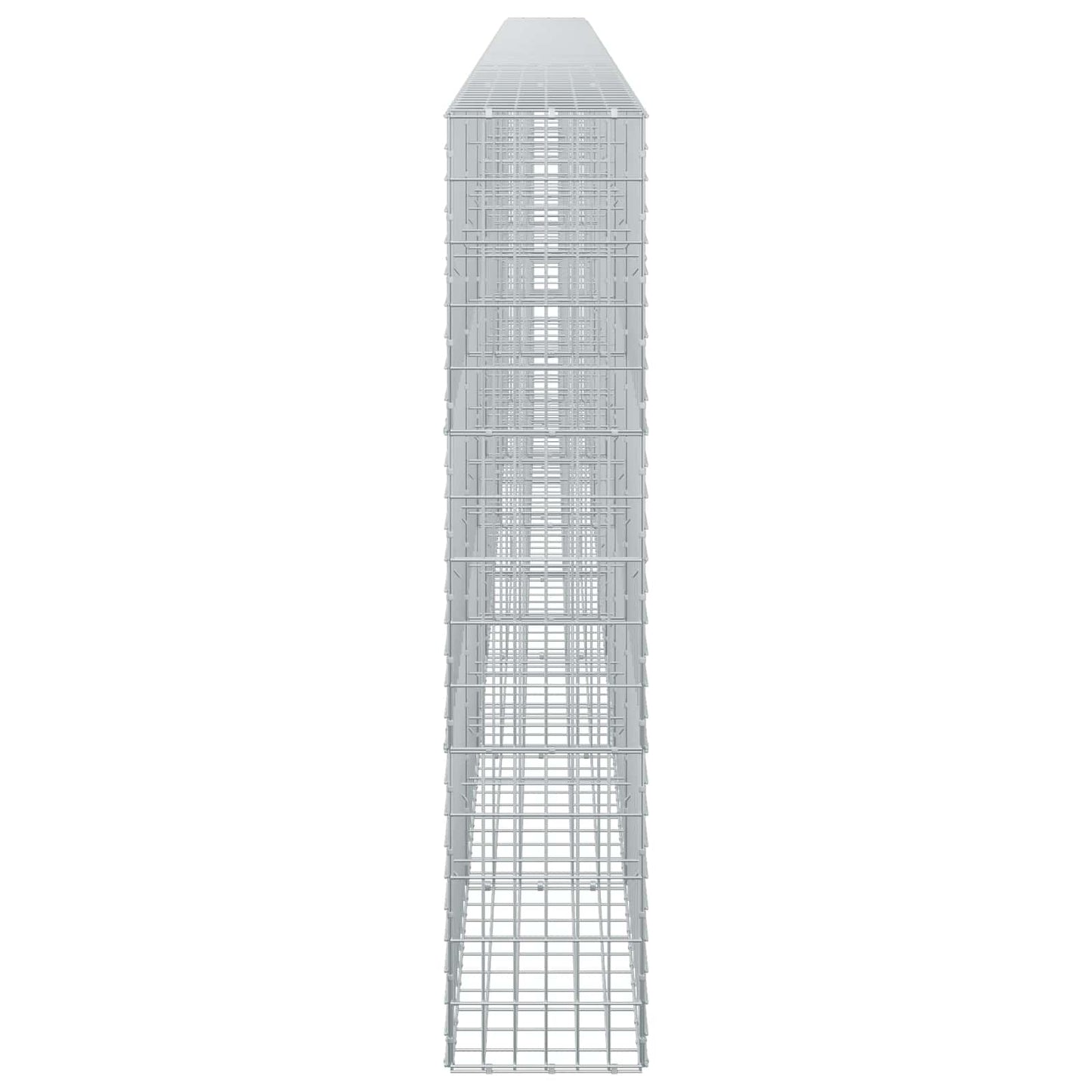 vidaXL Γκαμπιόν με σύρμα 3,5 mm και πλέγμα 5x10 cm 750x30x150 εκ