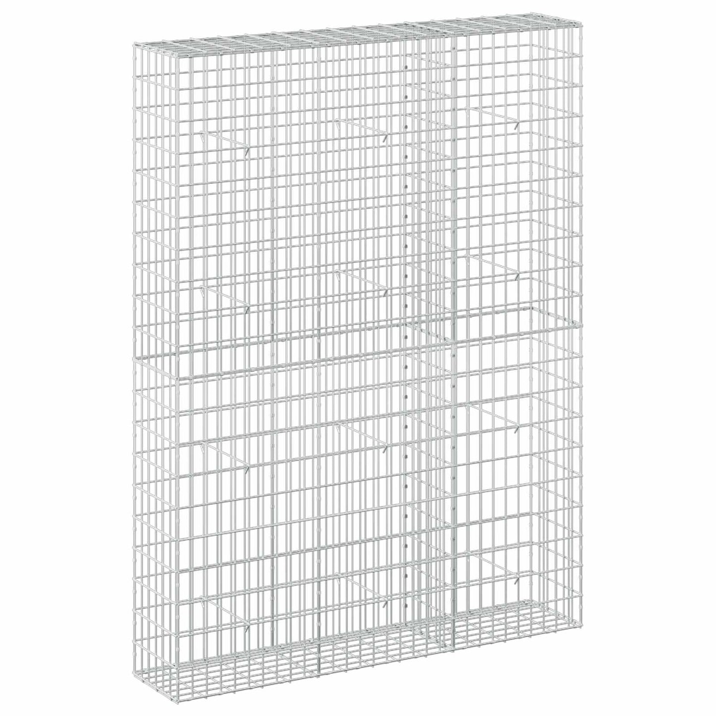 vidaXL Γκαμπιόν με σύρμα 3,5 mm και πλέγμα 5x10 cm 150x30x200 εκ