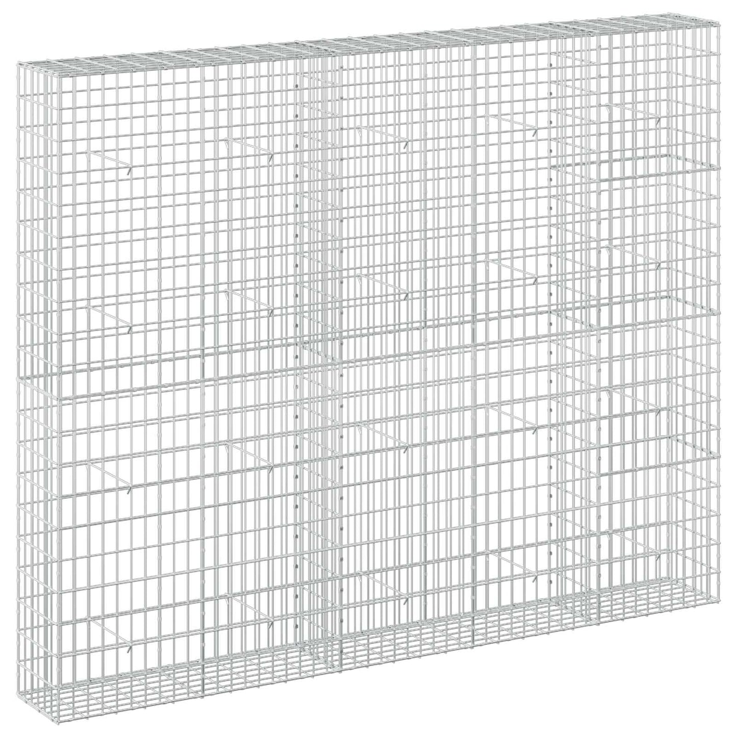 vidaXL Γκαμπιόν με σύρμα 3,5 mm και πλέγμα 5x10 cm 250x30x200 εκ.