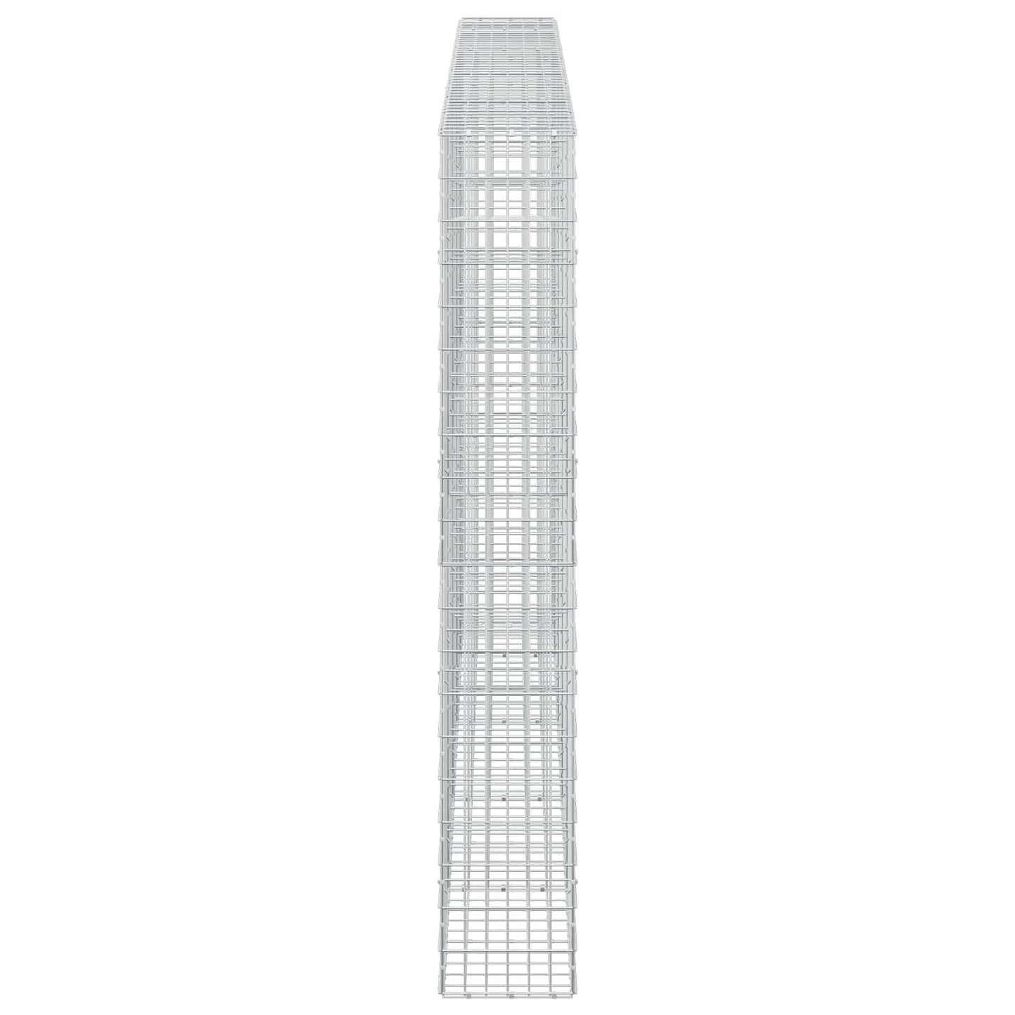 vidaXL Γκαμπιόν με σύρμα 3,5 mm και πλέγμα 5x10 cm 450x30x200 εκ