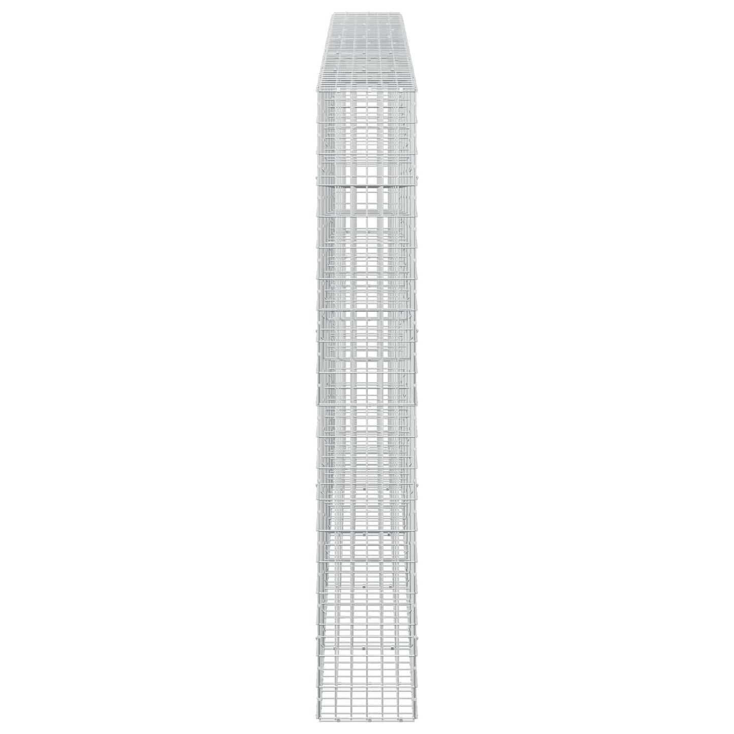 vidaXL Γκαμπιόν με σύρμα 3,5 mm και πλέγμα 5x10 cm 500x30x200 εκ