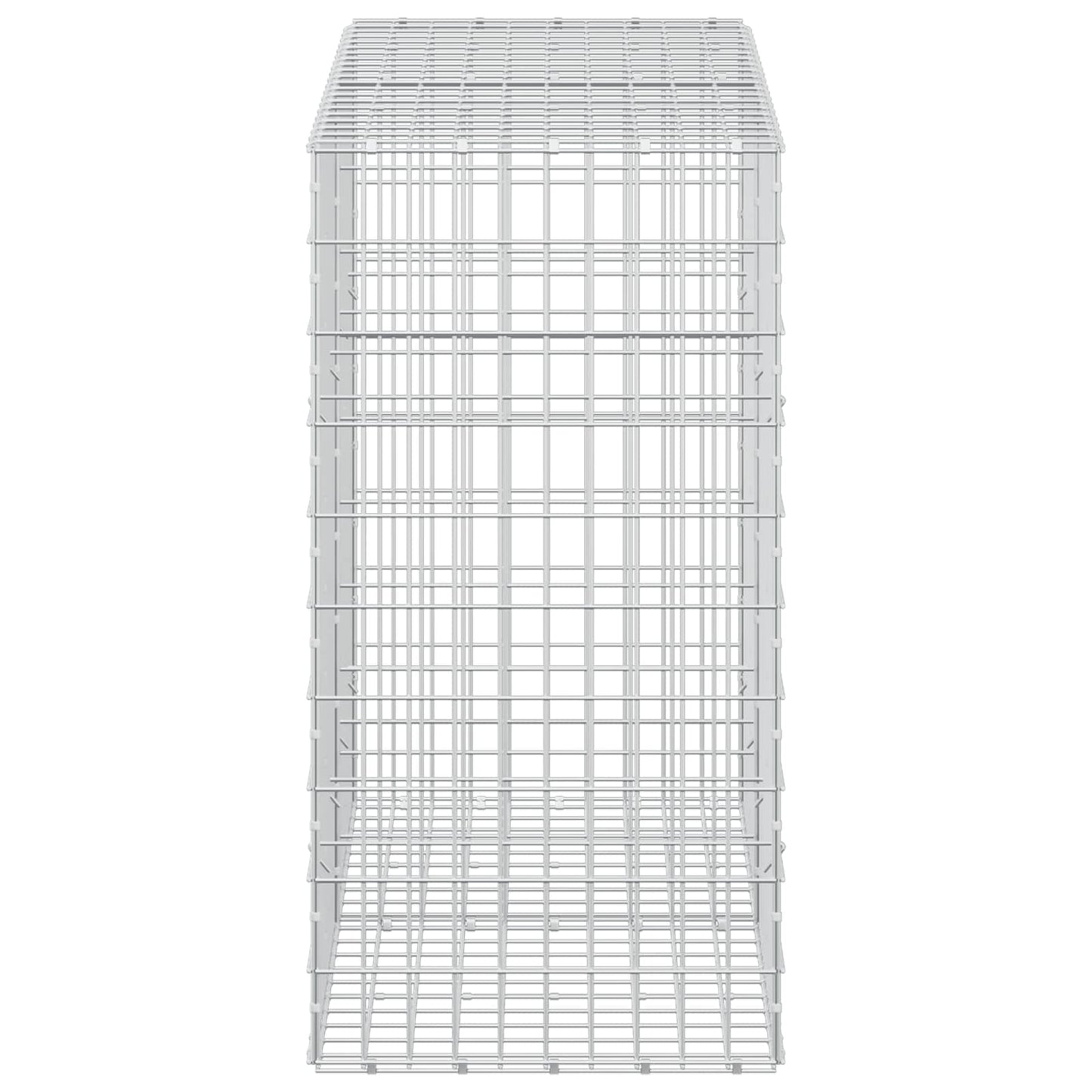vidaXL Γκαμπιόν με σύρμα 3,5 mm και πλέγμα 5x10 cm 200x50x100 εκ