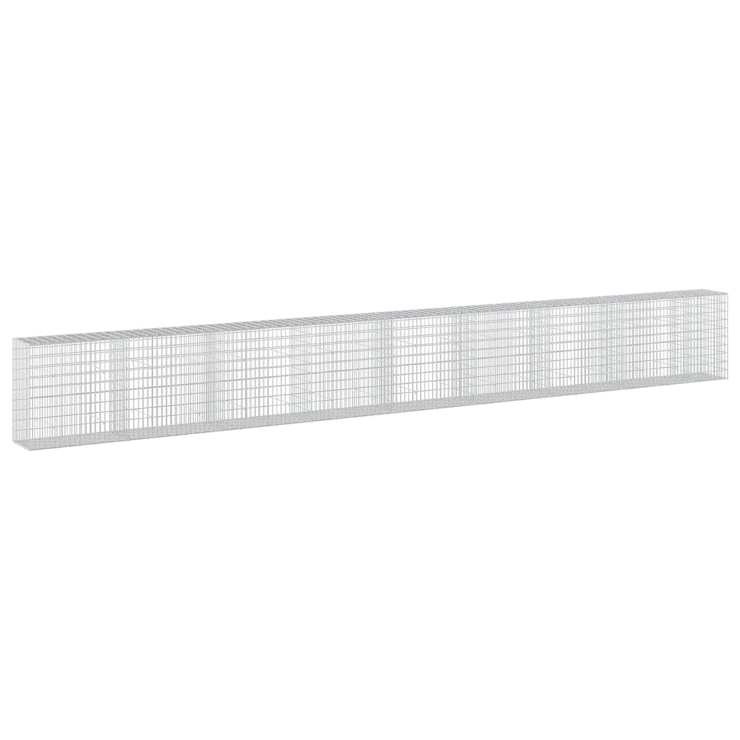 vidaXL Γκαμπιόν με σύρμα 3,5 mm και πλέγμα 5x10 cm 850x50x100 εκ