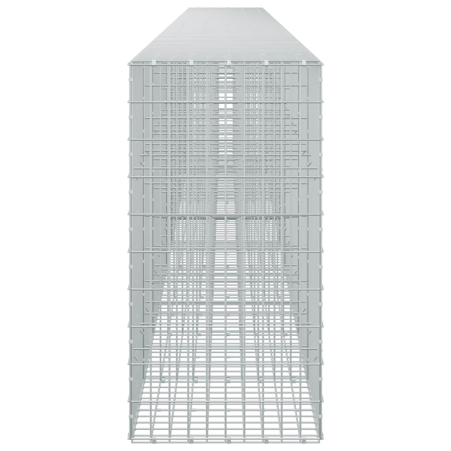 vidaXL Γκαμπιόν με σύρμα 3,5 mm και πλέγμα 5x10 cm 1050x50x100 εκ