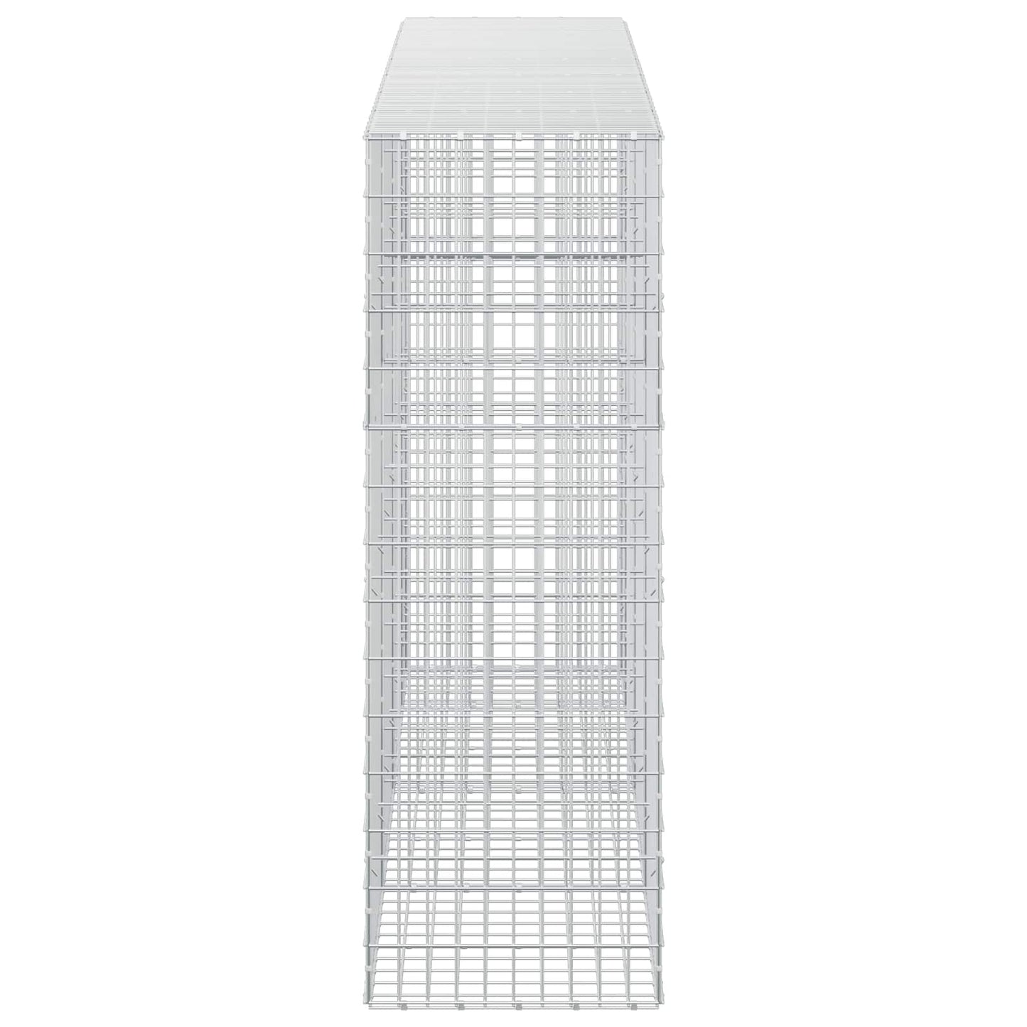 vidaXL Γκαμπιόν με σύρμα 3,5 mm και πλέγμα 5x10 cm 350x50x150 εκ