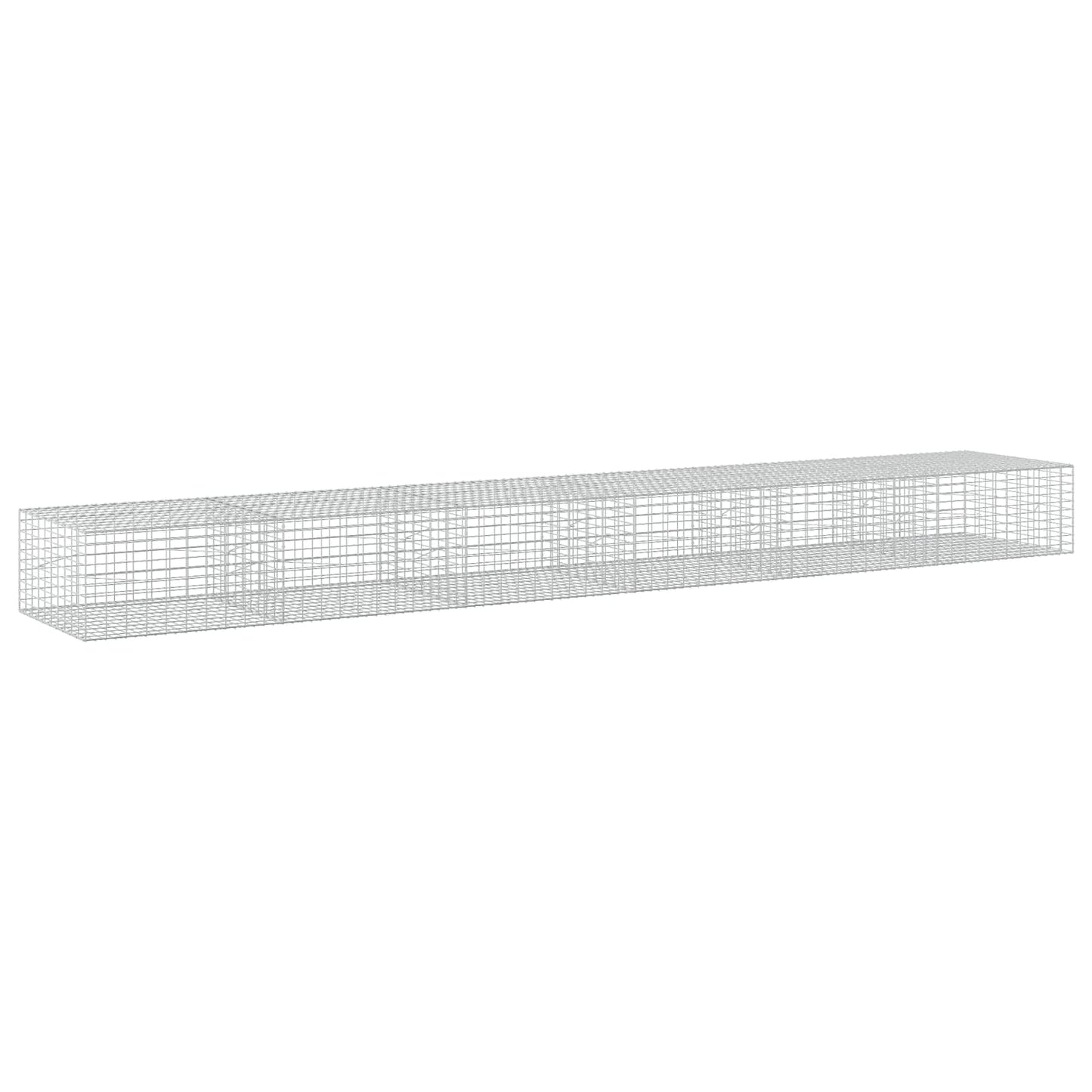 vidaXL Γκαμπιόν με σύρμα 3,5 mm και πλέγμα 5x10 cm 600x100x50 εκ.