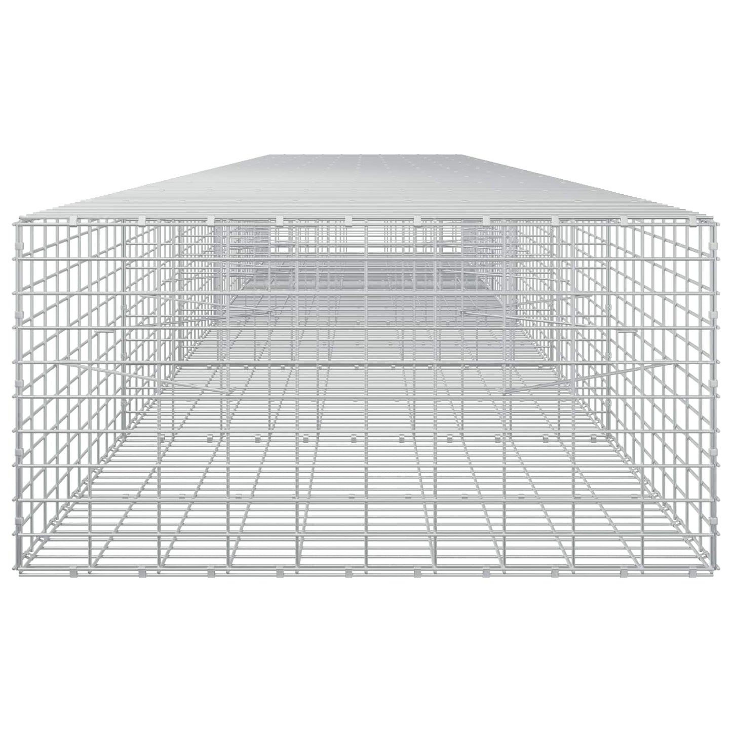 vidaXL Γκαμπιόν με σύρμα 3,5 mm και πλέγμα 5x10 cm 600x100x50 εκ.