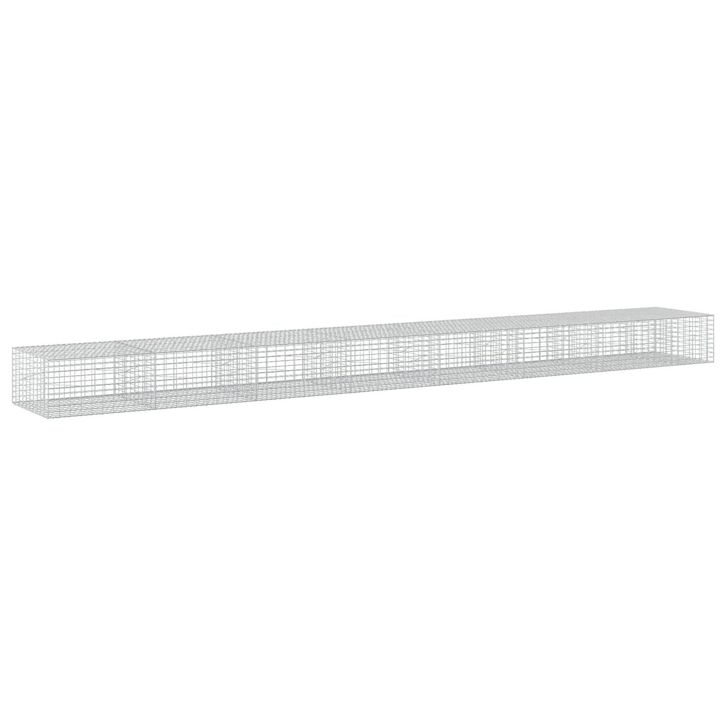 vidaXL Γκαμπιόν με σύρμα 3,5 mm και πλέγμα 5x10 cm 750x100x50 εκ