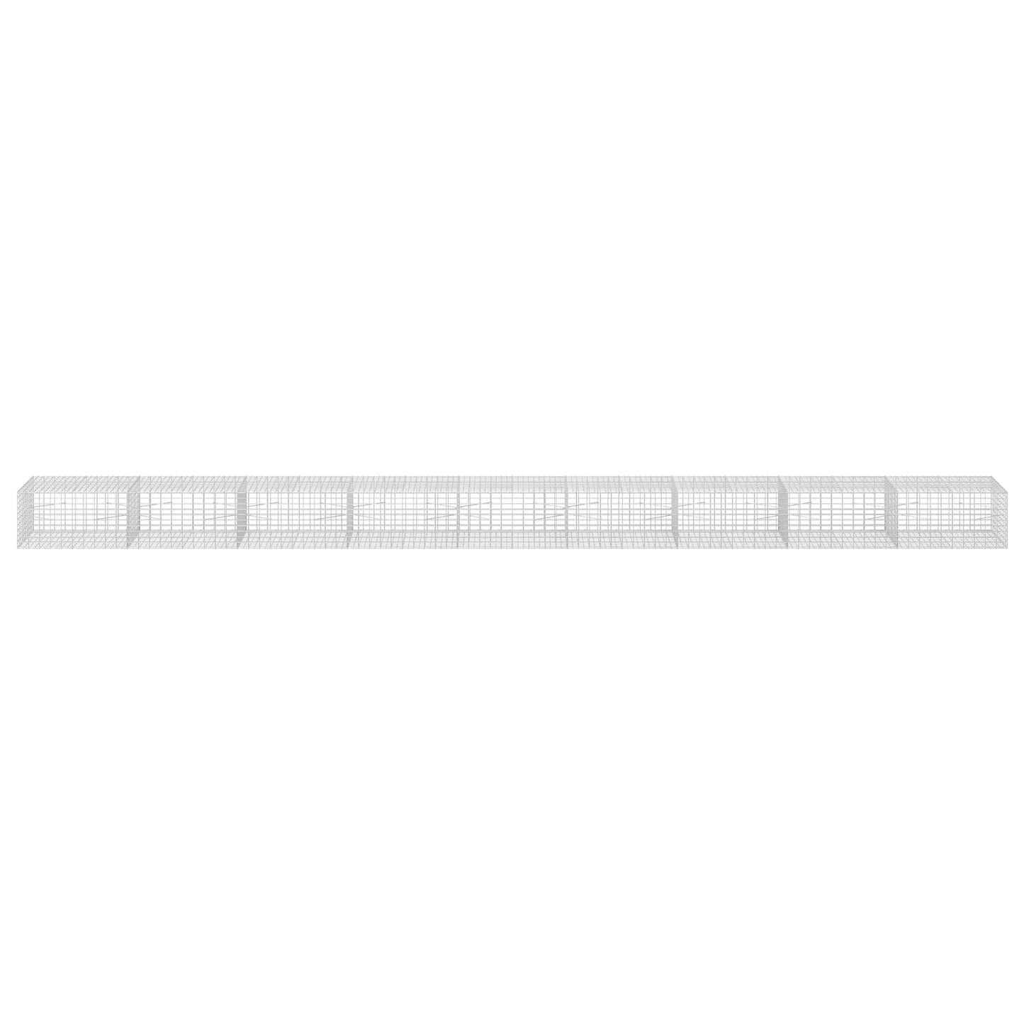 vidaXL Γκαμπιόν με σύρμα 3,5 mm και πλέγμα 5x10 cm 900x100x50 εκ.