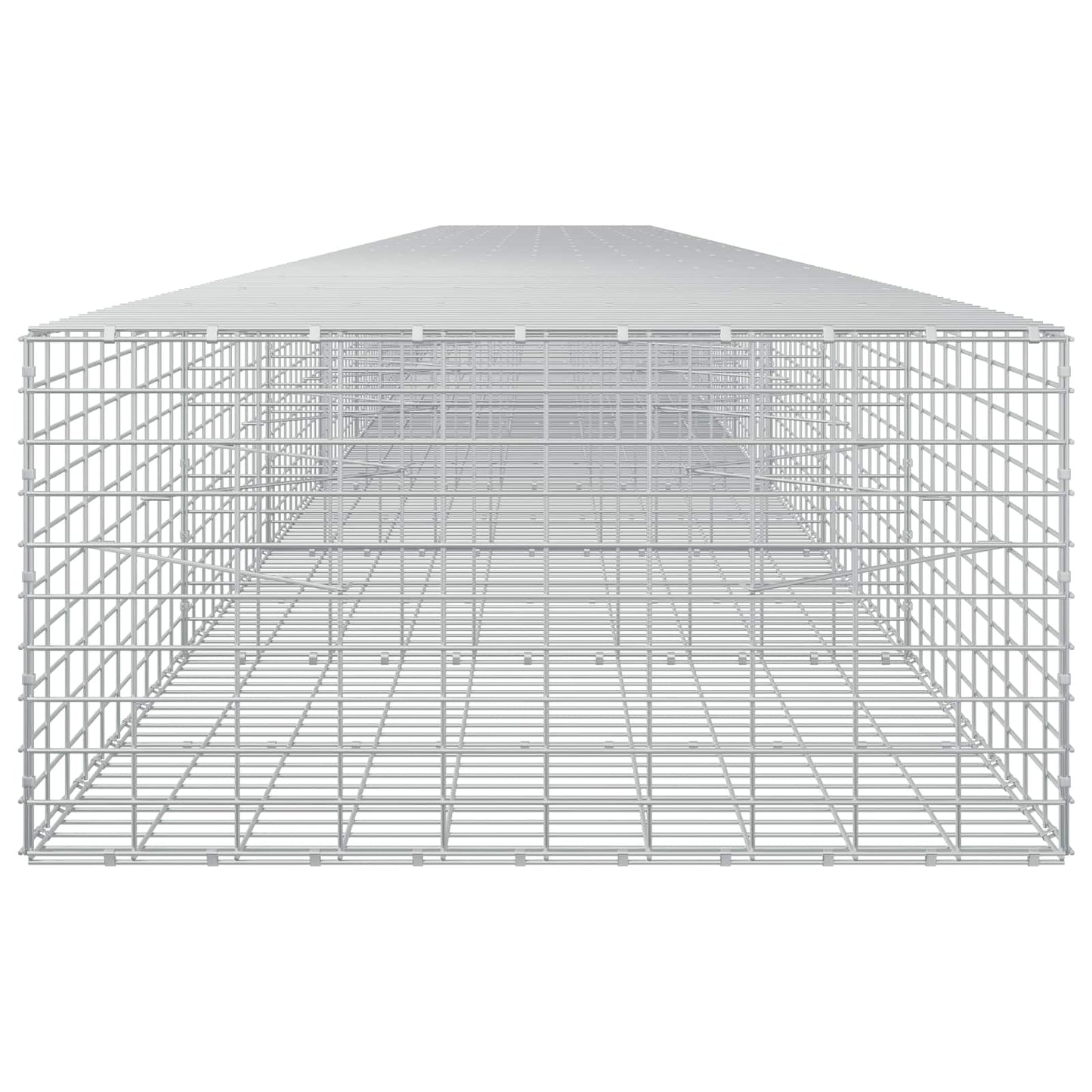 vidaXL Γκαμπιόν με σύρμα 3,5 mm και πλέγμα 5x10 cm 900x100x50 εκ.