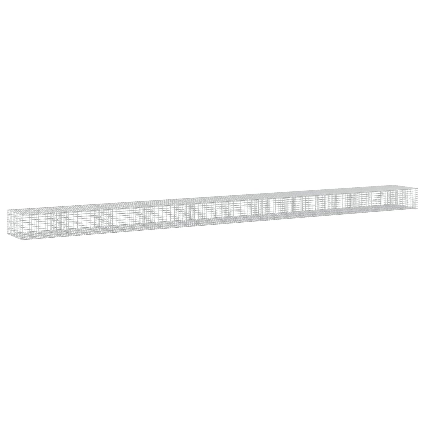 vidaXL Γκαμπιόν με σύρμα 3,5 mm και πλέγμα 5x10 cm 1050x100x50 εκ.