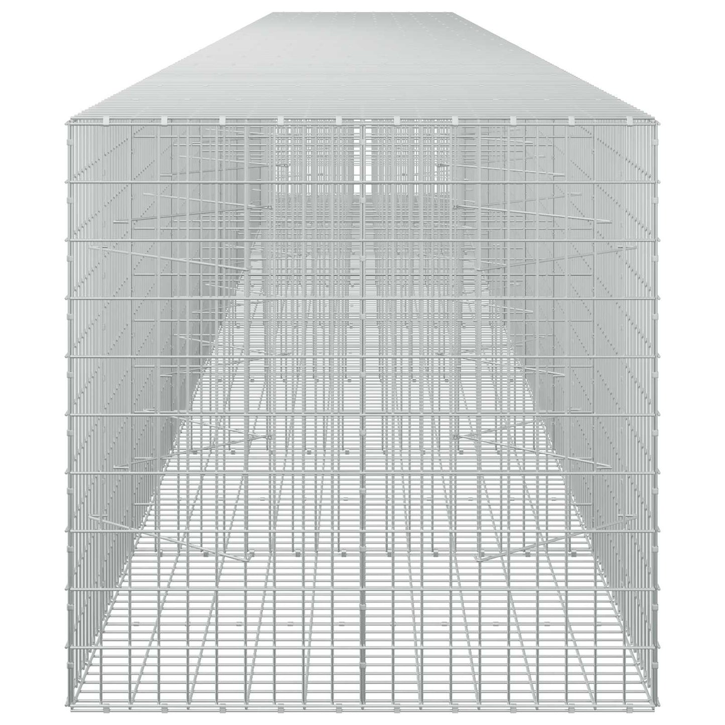 vidaXL Γκαμπιόν με σύρμα 3,5 mm και πλέγμα 5x10 cm 850x100x100 εκ