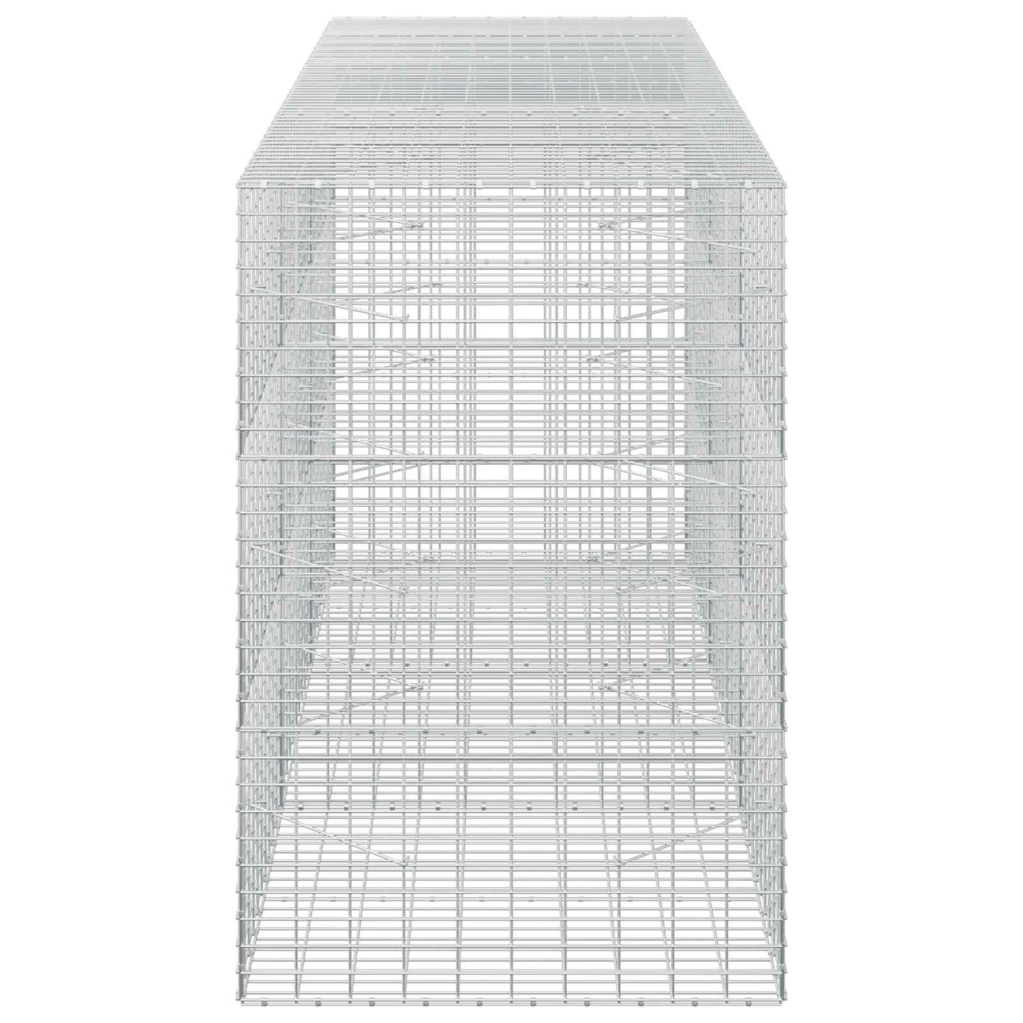 vidaXL Γκαμπιόν με σύρμα 3,5 mm και πλέγμα 5x10 cm 300x100x150 εκ